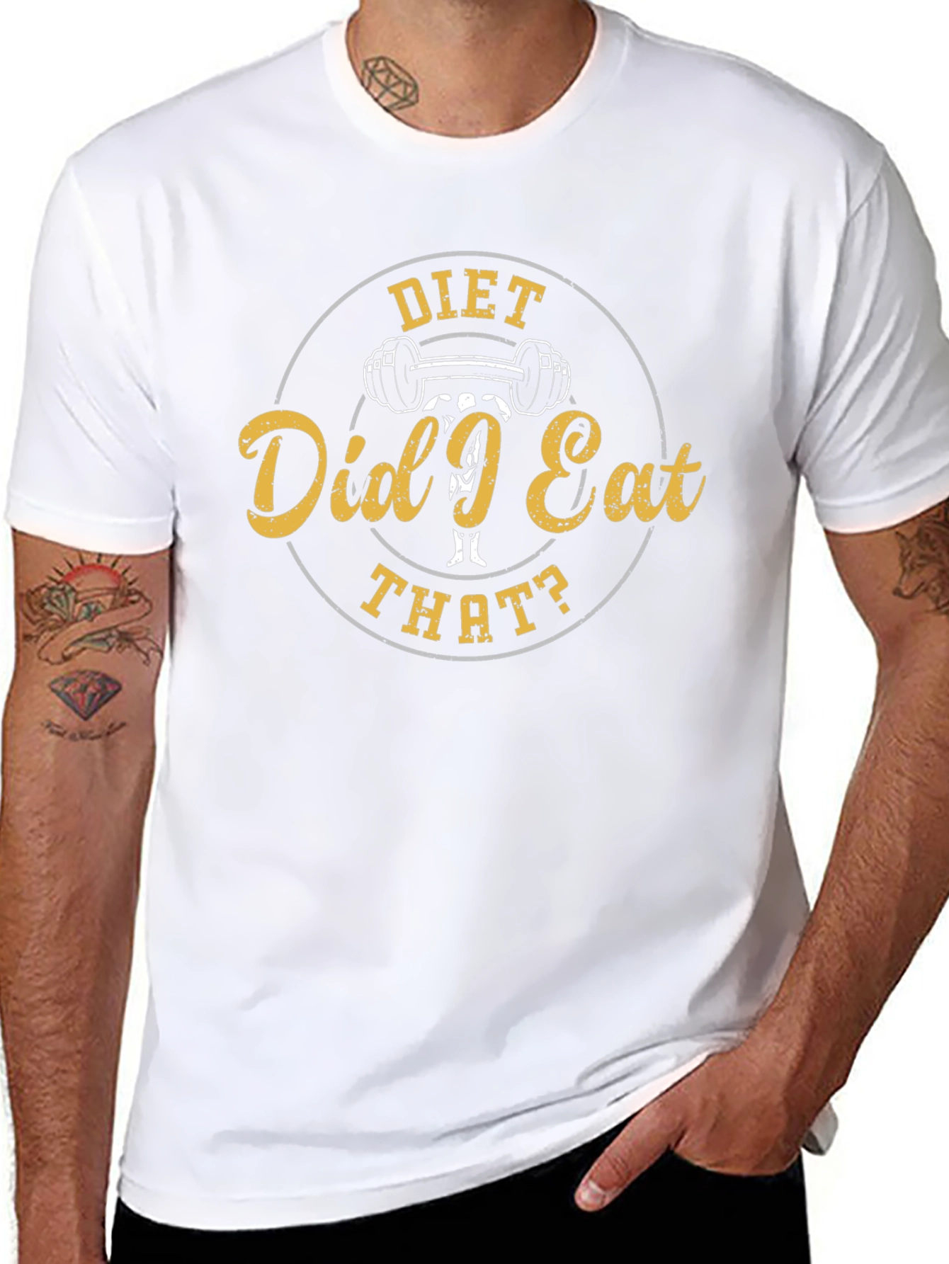Diet Did I Eat That? Funny Gym T-Shirt