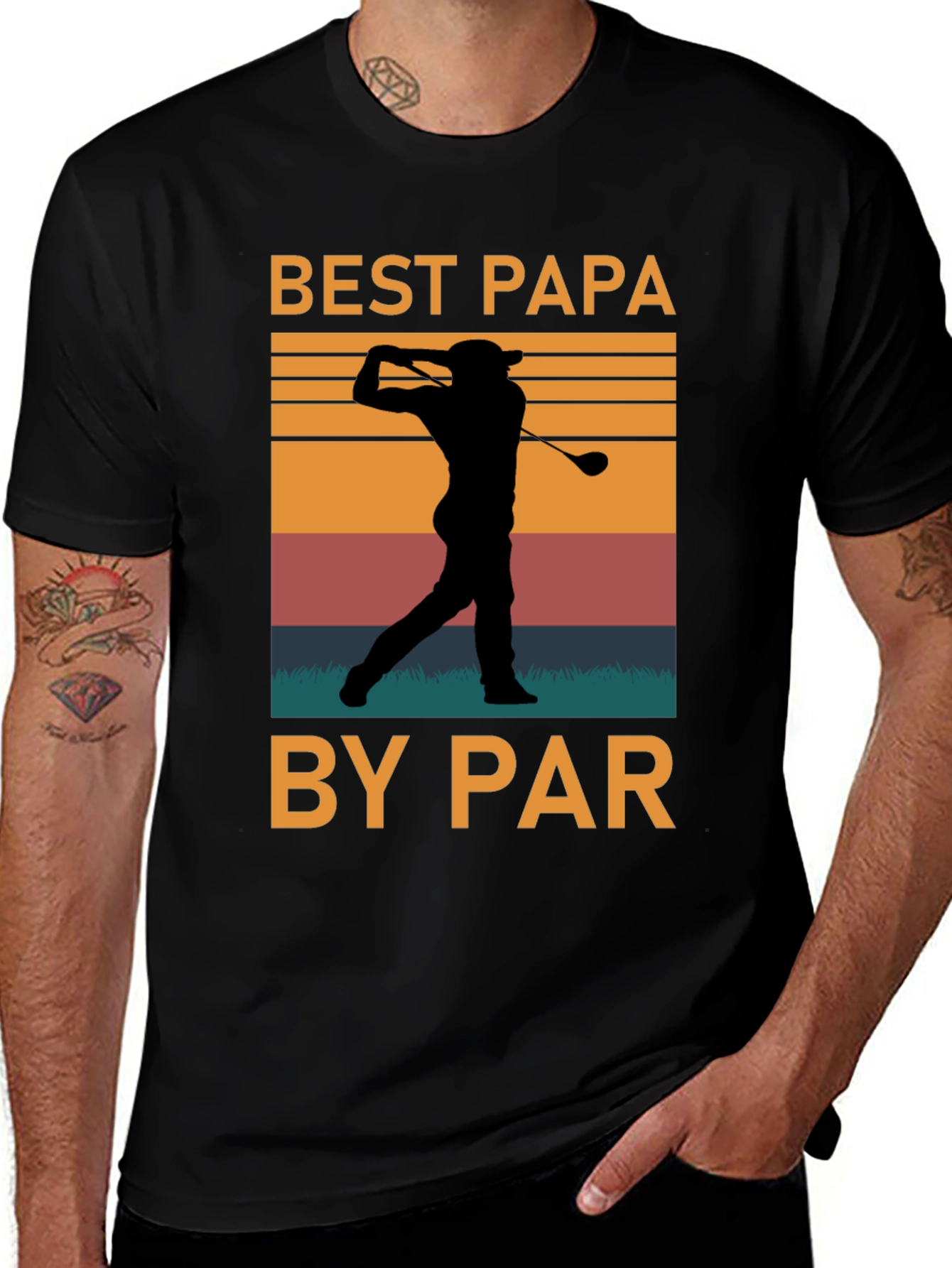 Best Papa By Par Golf T-Shirt