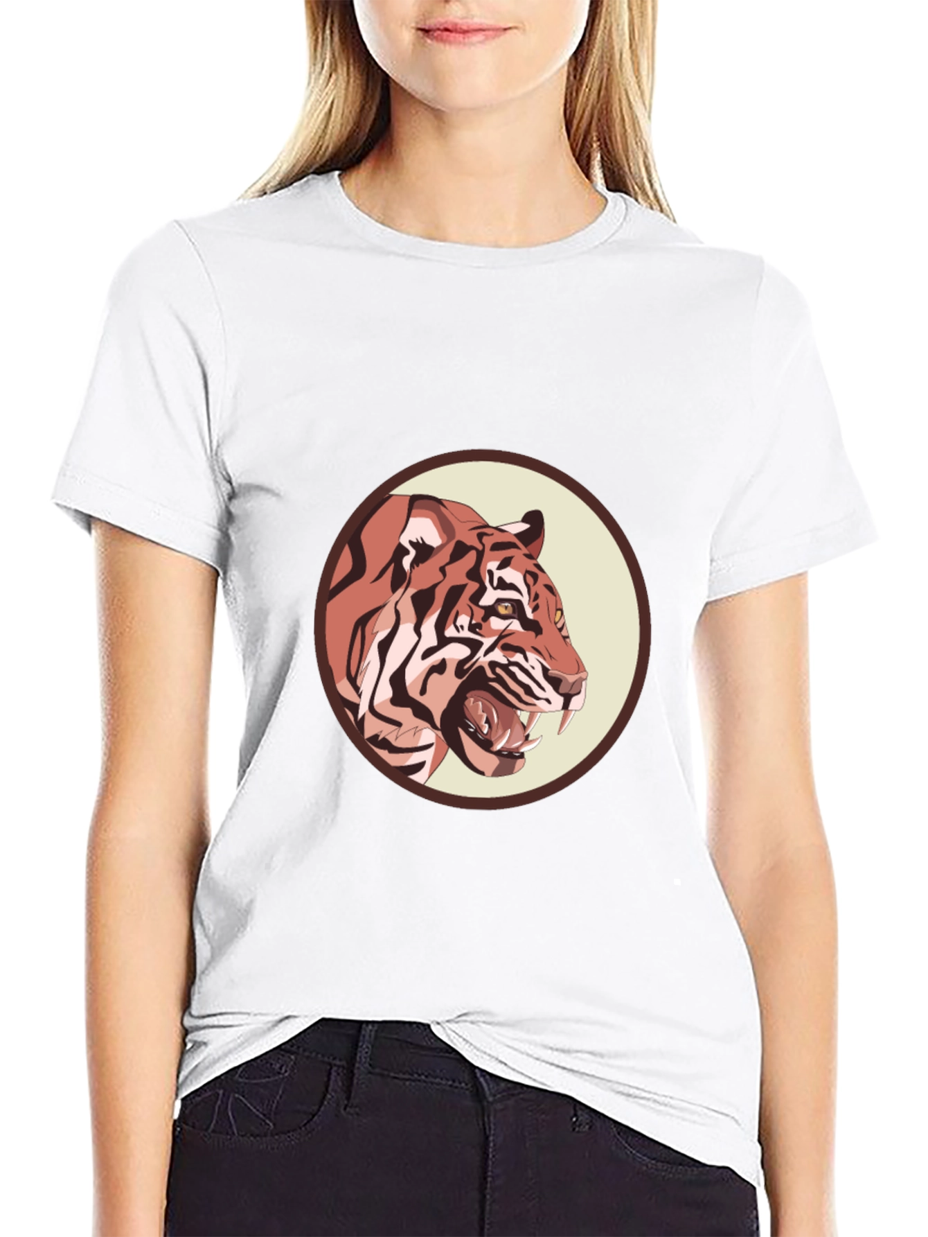 Tiger Graphic Black T-Shirt