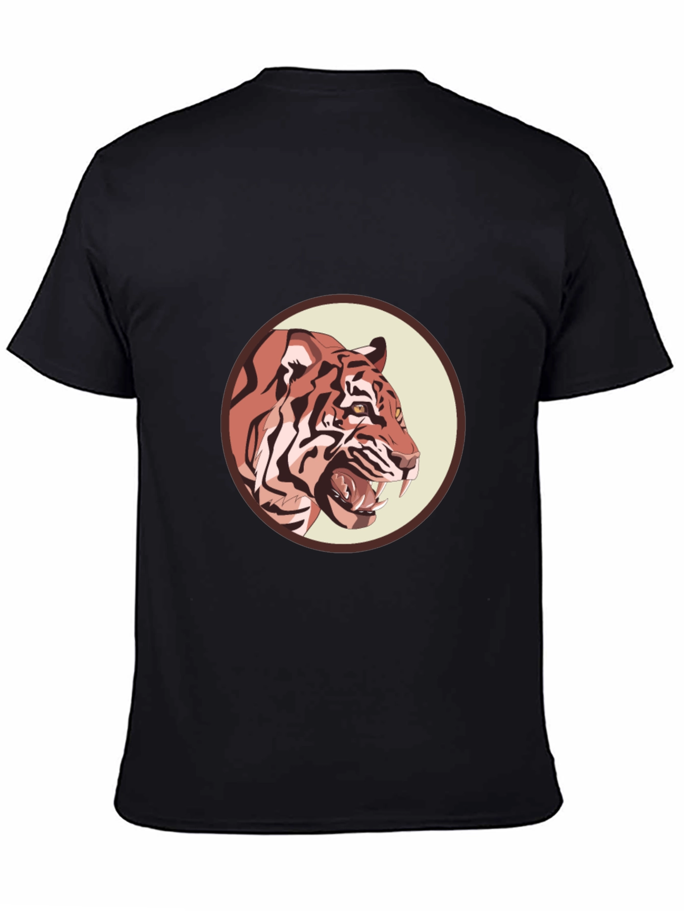 Tiger Graphic Black T-Shirt