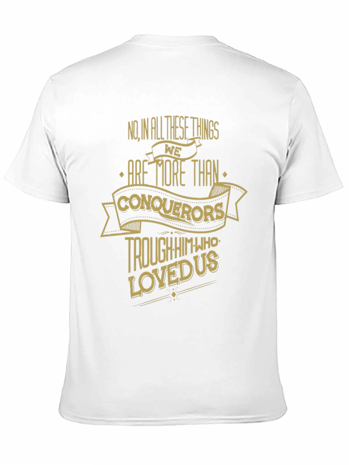 More Than Conquerors Black T-Shirt