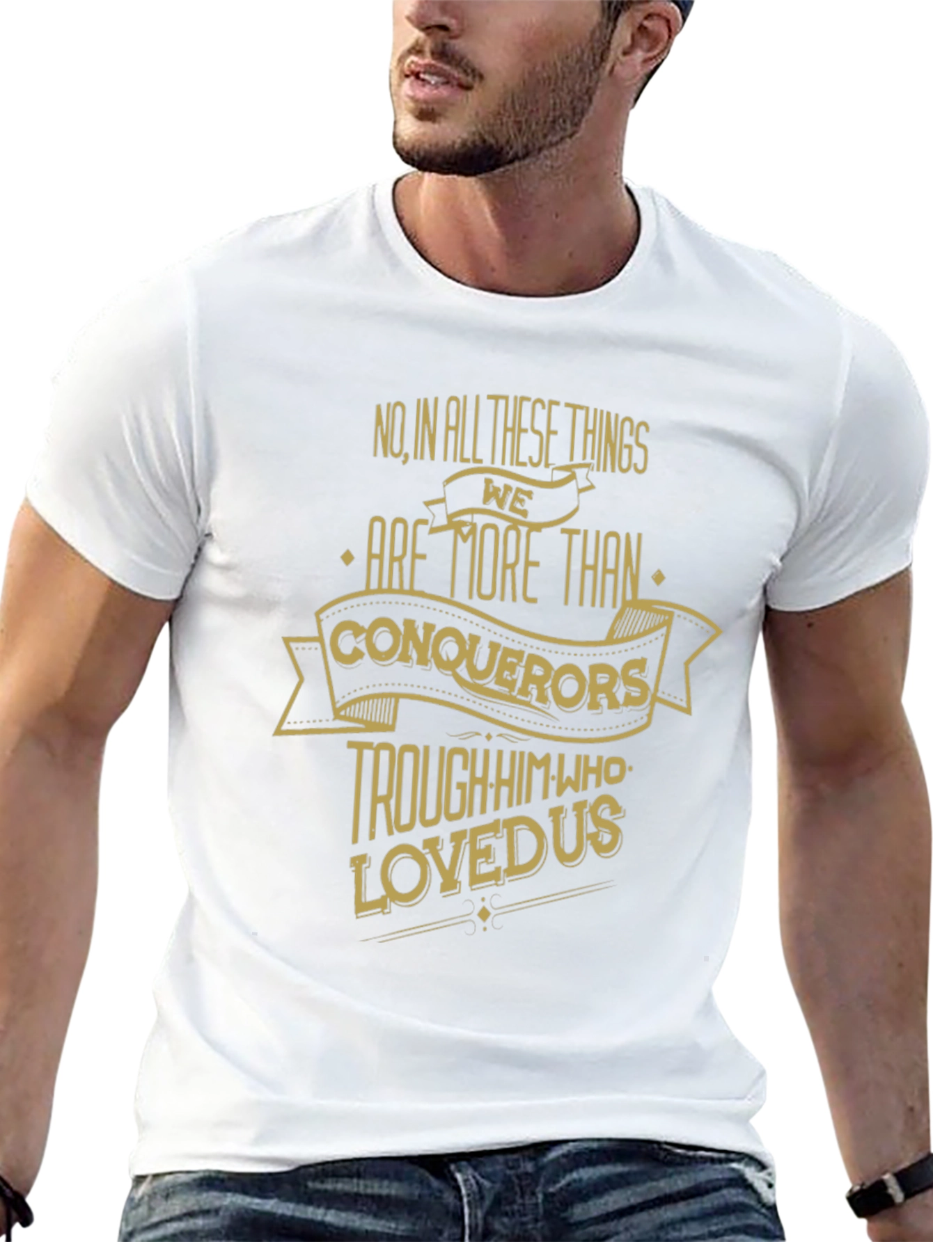 More Than Conquerors Black T-Shirt