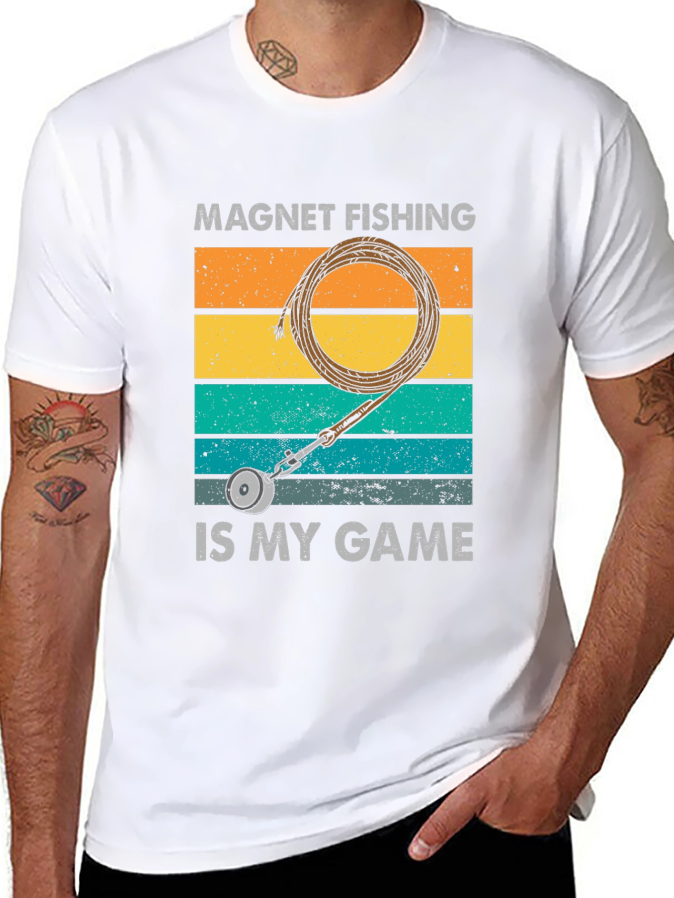 Magnet Fishing Is My Game Graphic Tee