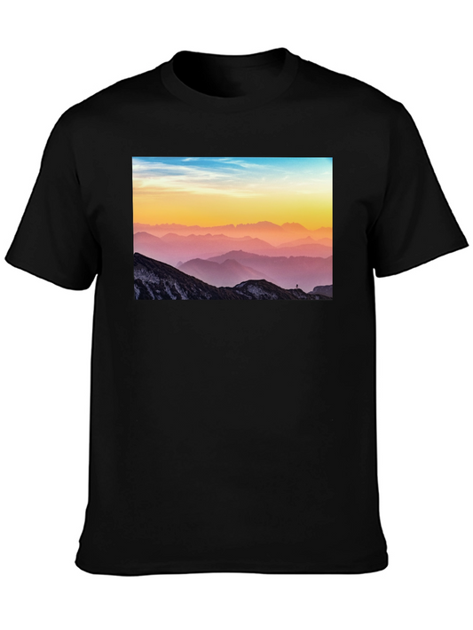 Mountain View Graphic Tee - Black