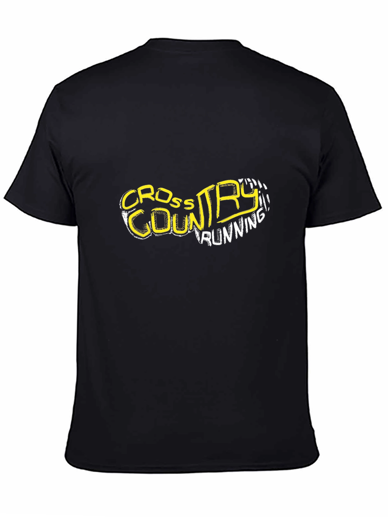 Cross Country Running Black T-Shirt
