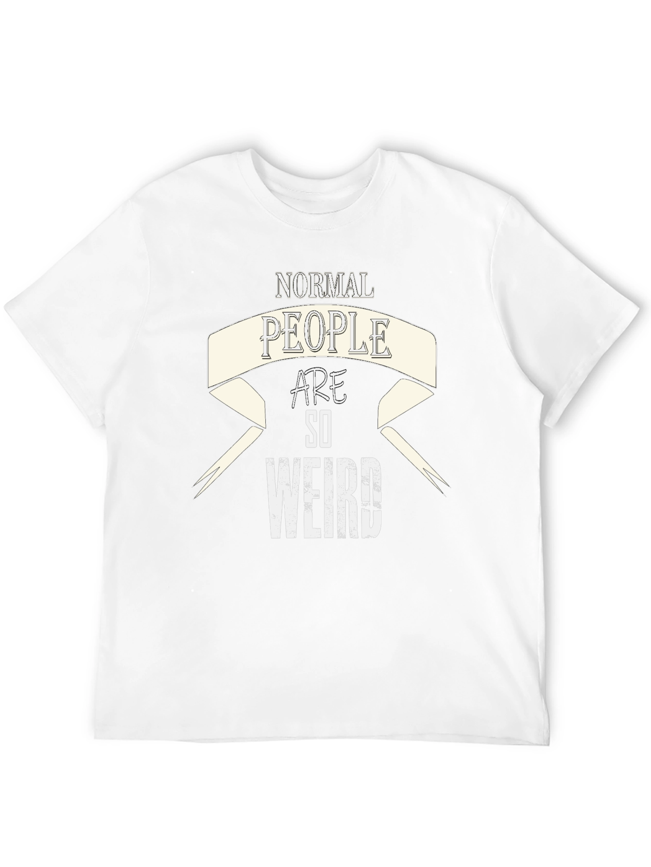 Normal People Are So Weird Graphic T-Shirt