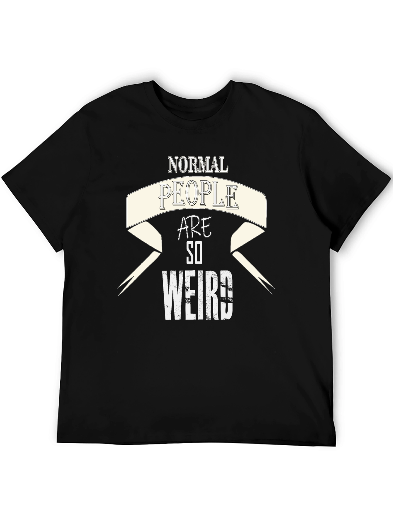 Normal People Are So Weird Graphic T-Shirt