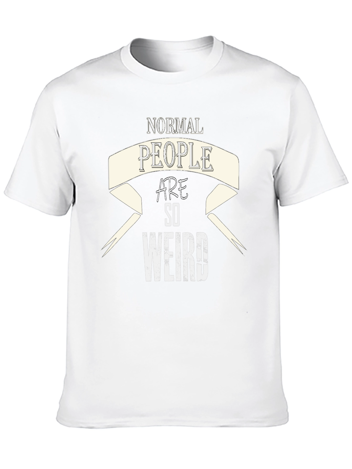 Normal People Are So Weird Graphic T-Shirt