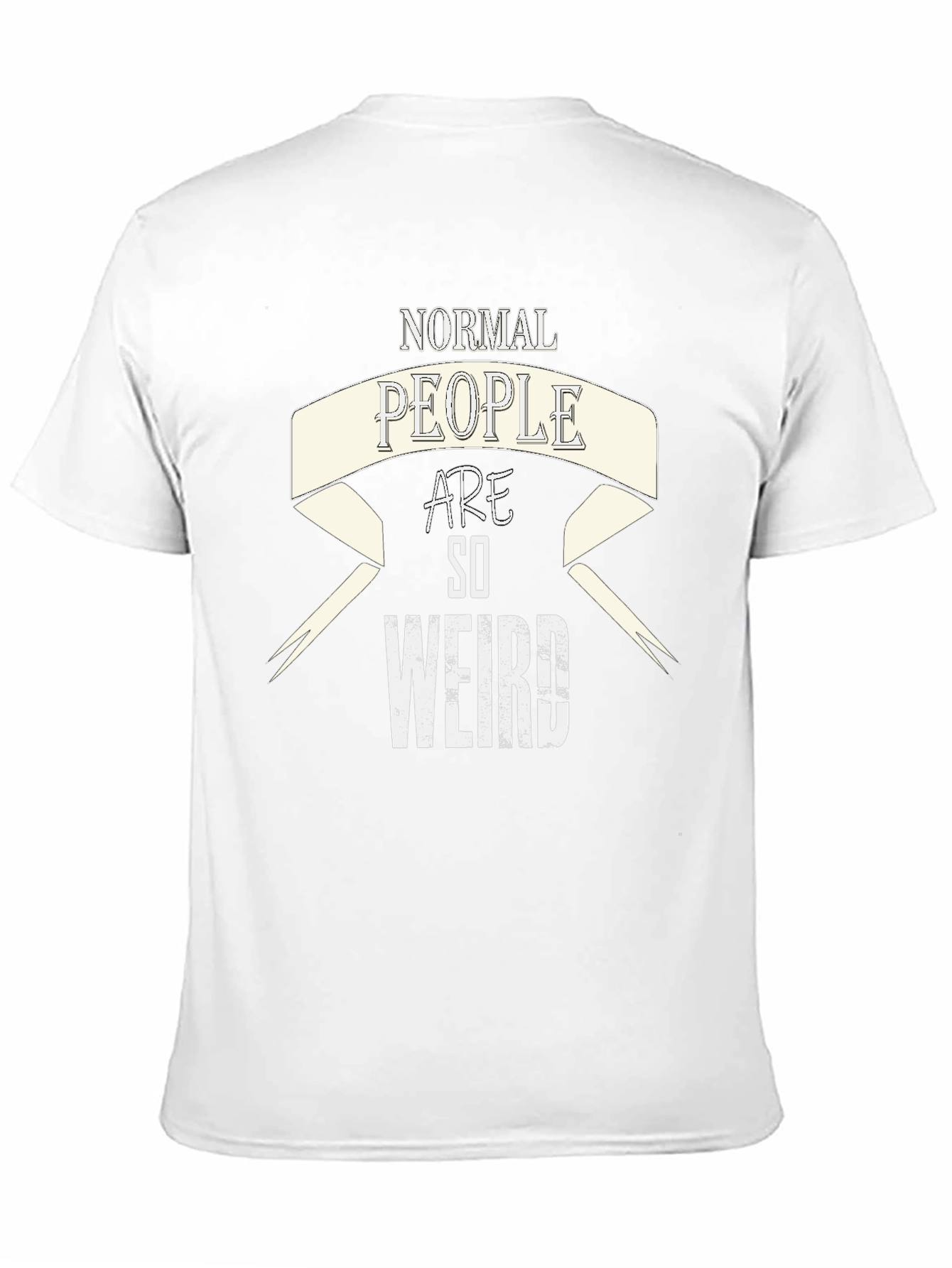 Normal People Are So Weird Graphic T-Shirt