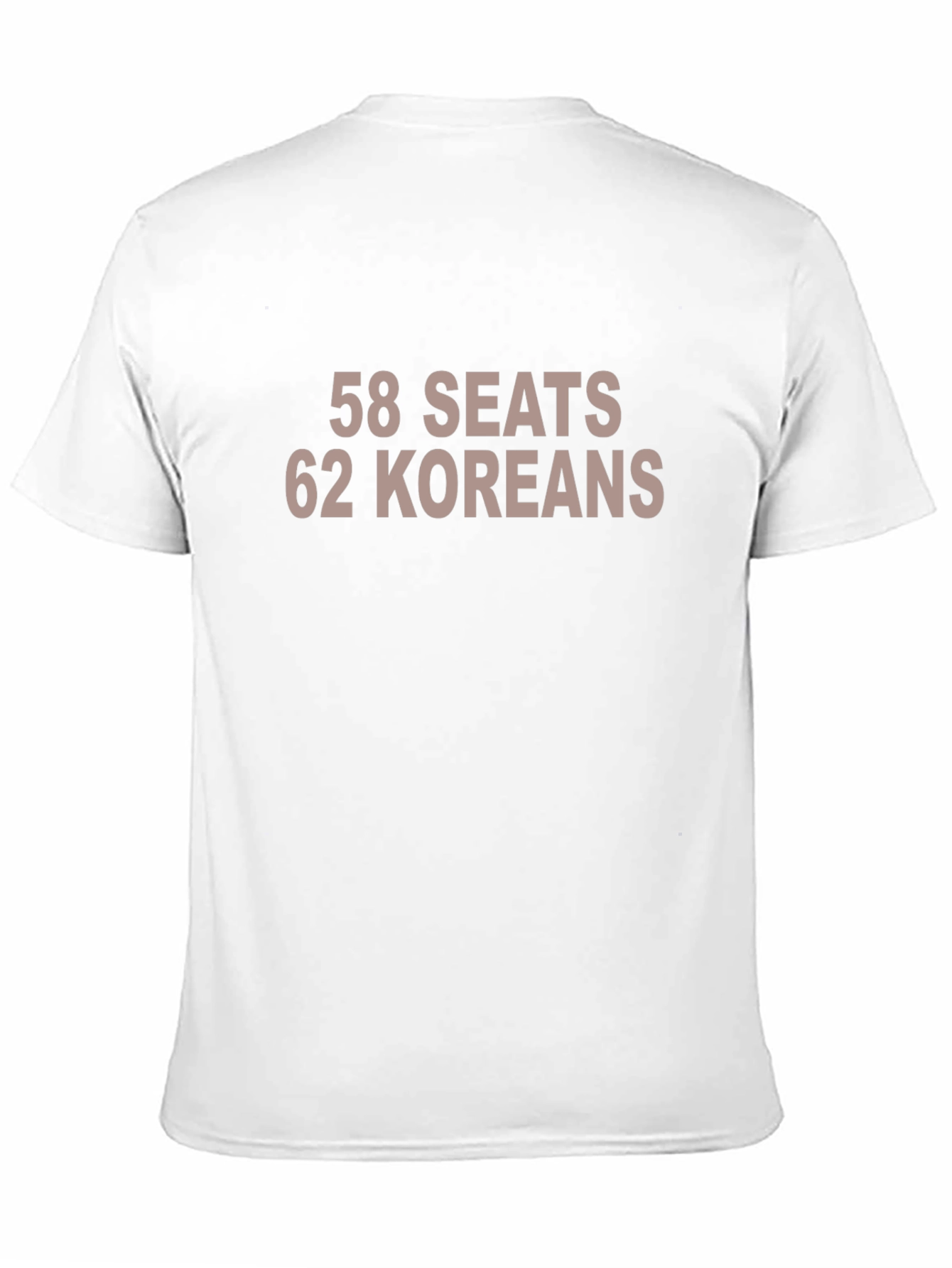 58 Seats 62 Koreans Graphic T-Shirt