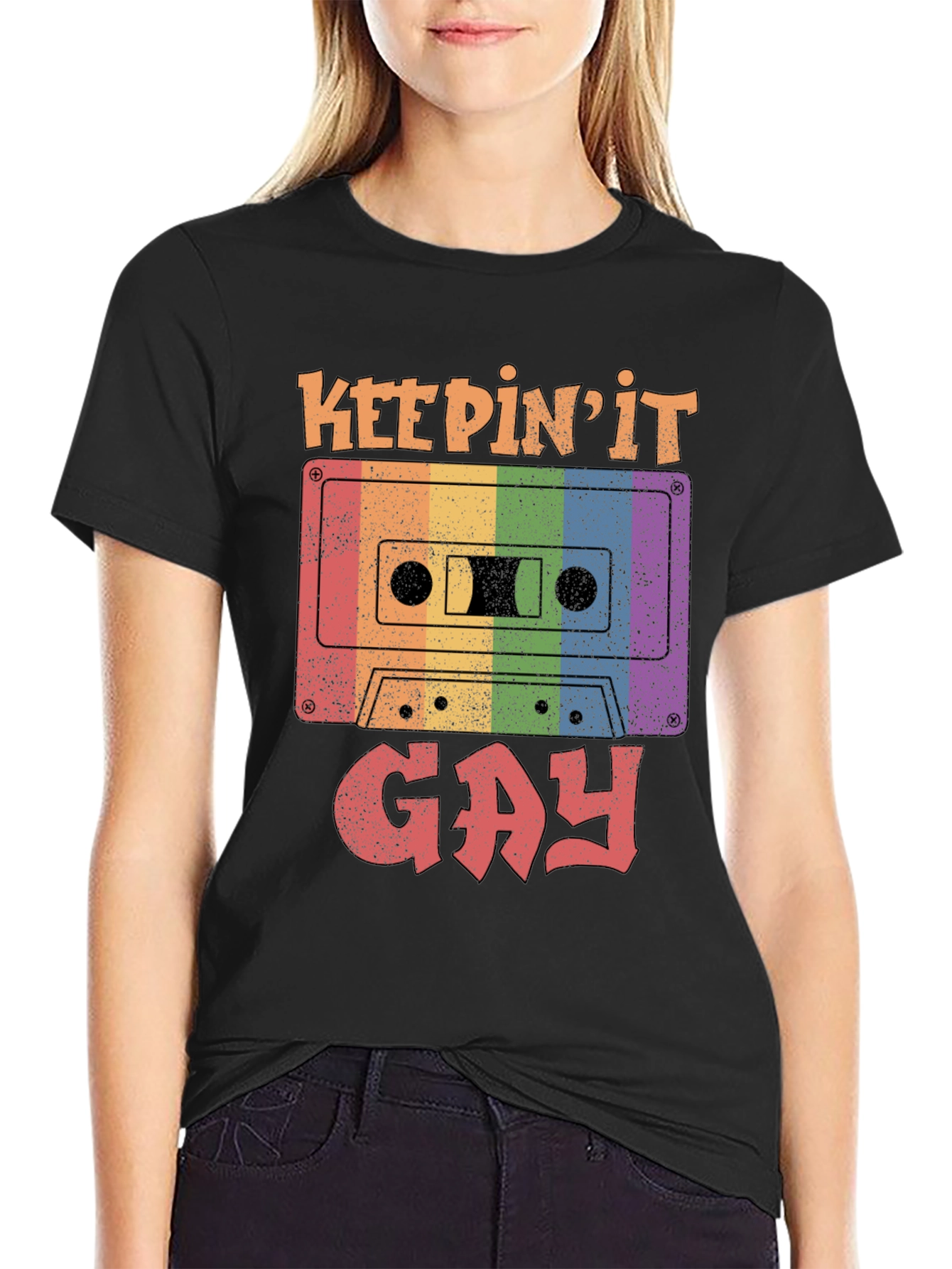 Keepin It Gay Retro Cassette T-Shirt