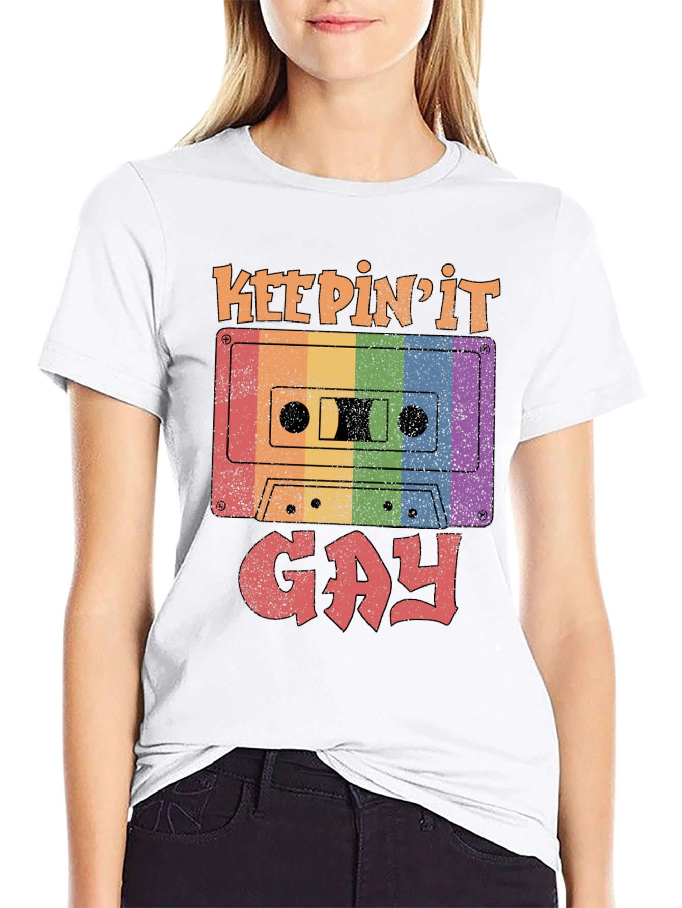 Keepin It Gay Retro Cassette T-Shirt