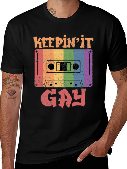 Keepin It Gay Retro Cassette T-Shirt