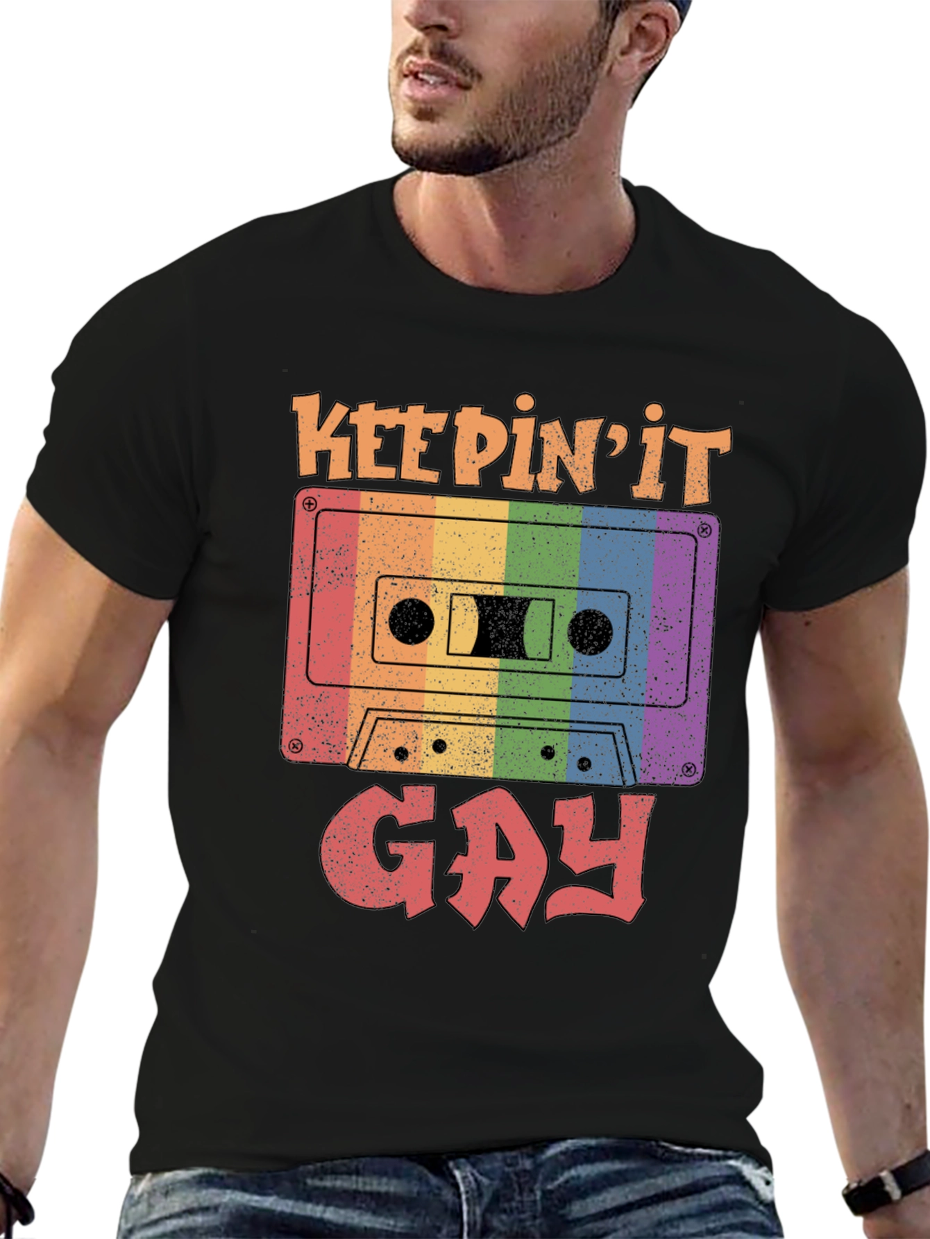 Keepin It Gay Retro Cassette T-Shirt