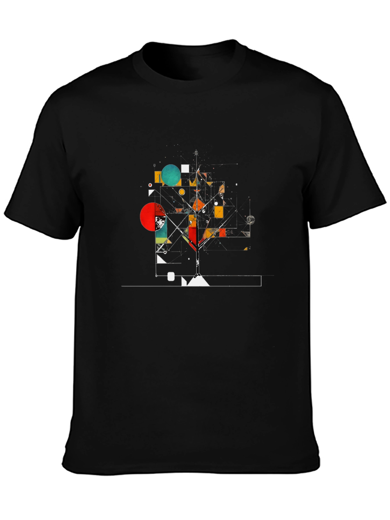 Abstract Geometric Art Tee