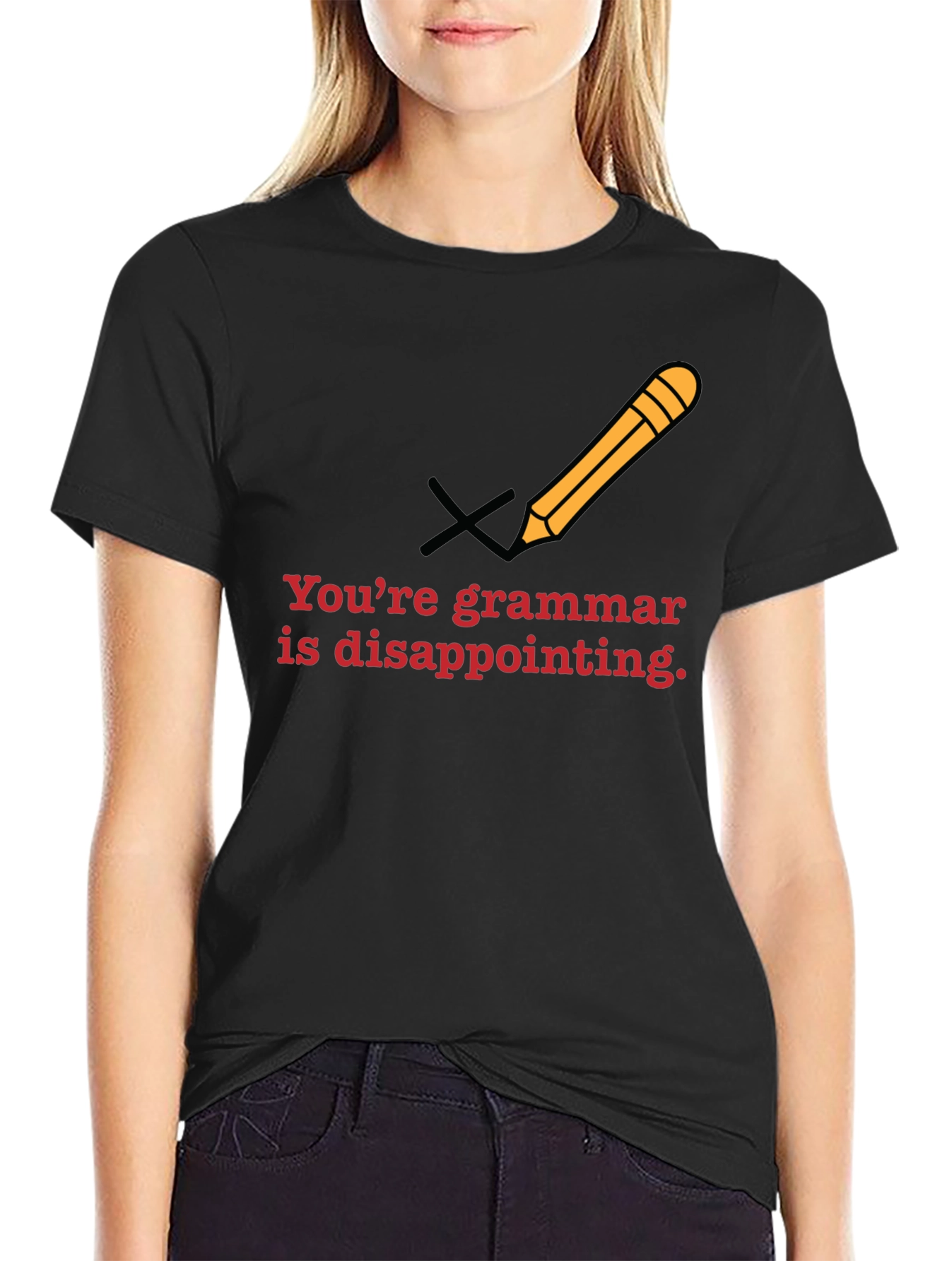 Grammar Police T-Shirt - Youre Disappointing