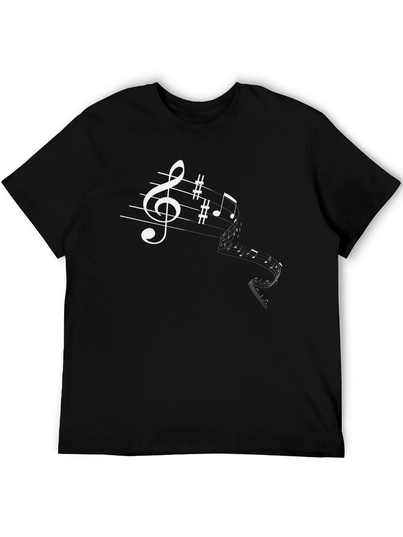 Musical Notes Graphic T-Shirt