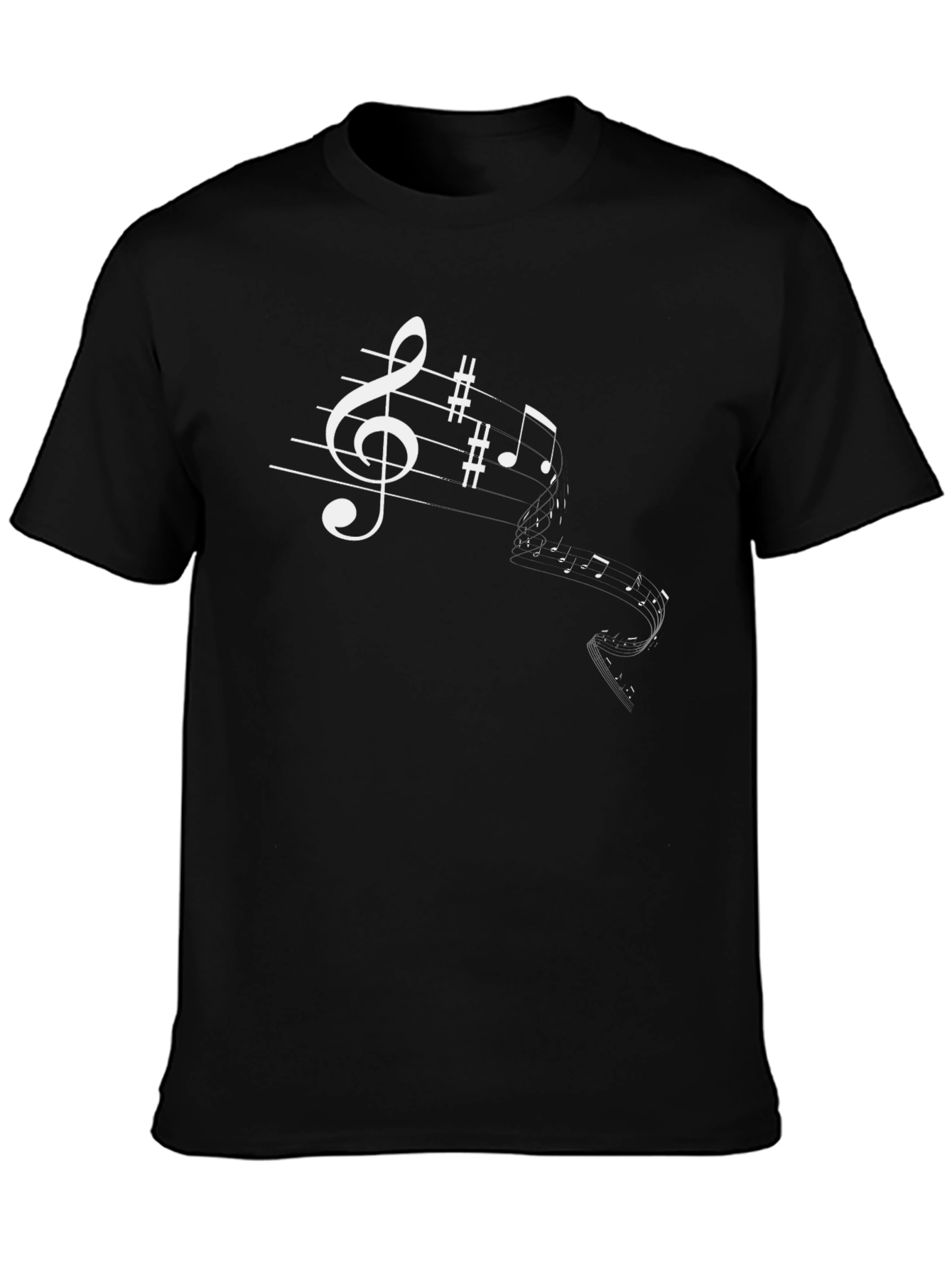 Musical Notes Graphic T-Shirt