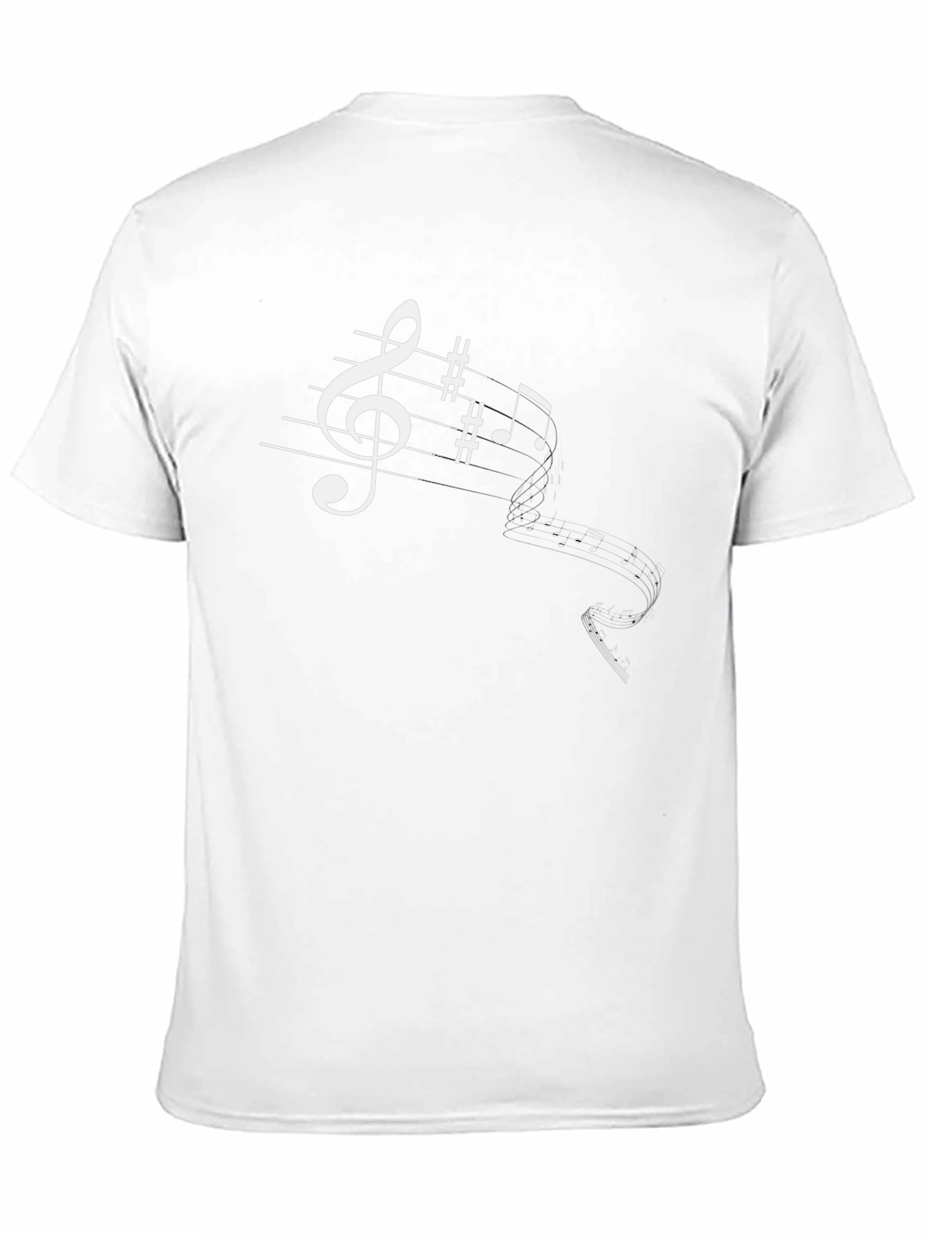 Musical Notes Graphic T-Shirt