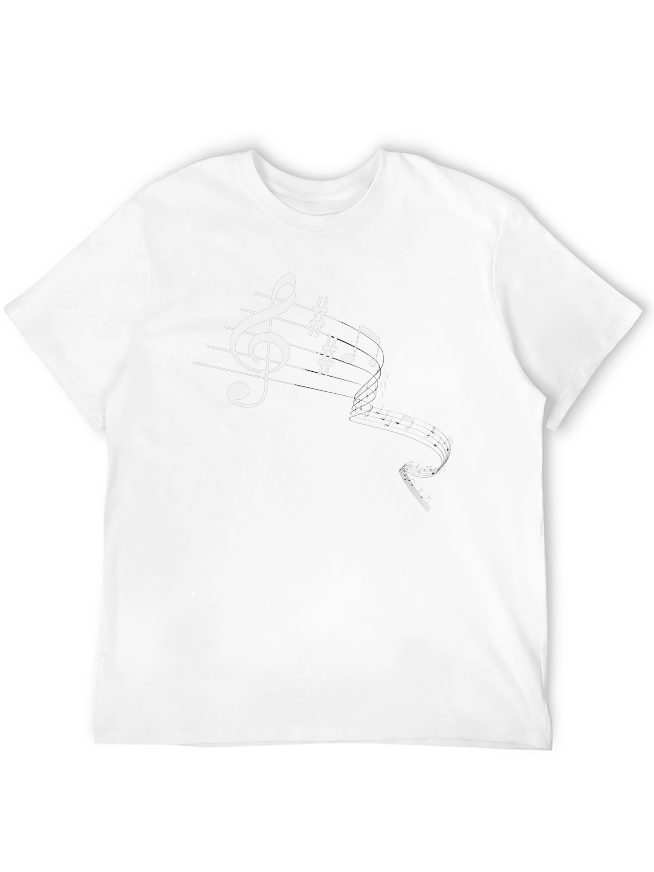 Musical Notes Graphic T-Shirt