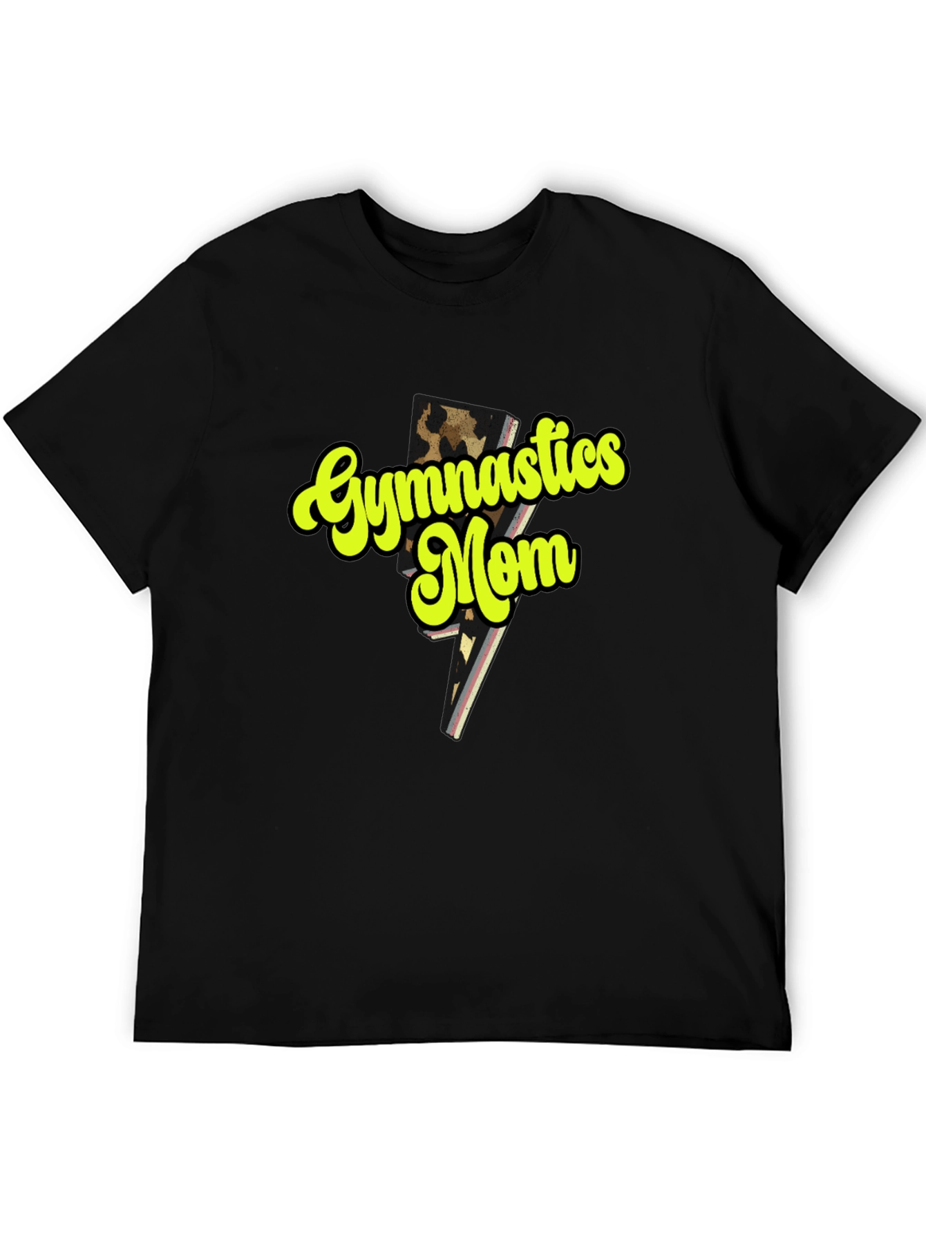 Gymnastics Mom Black T-Shirt