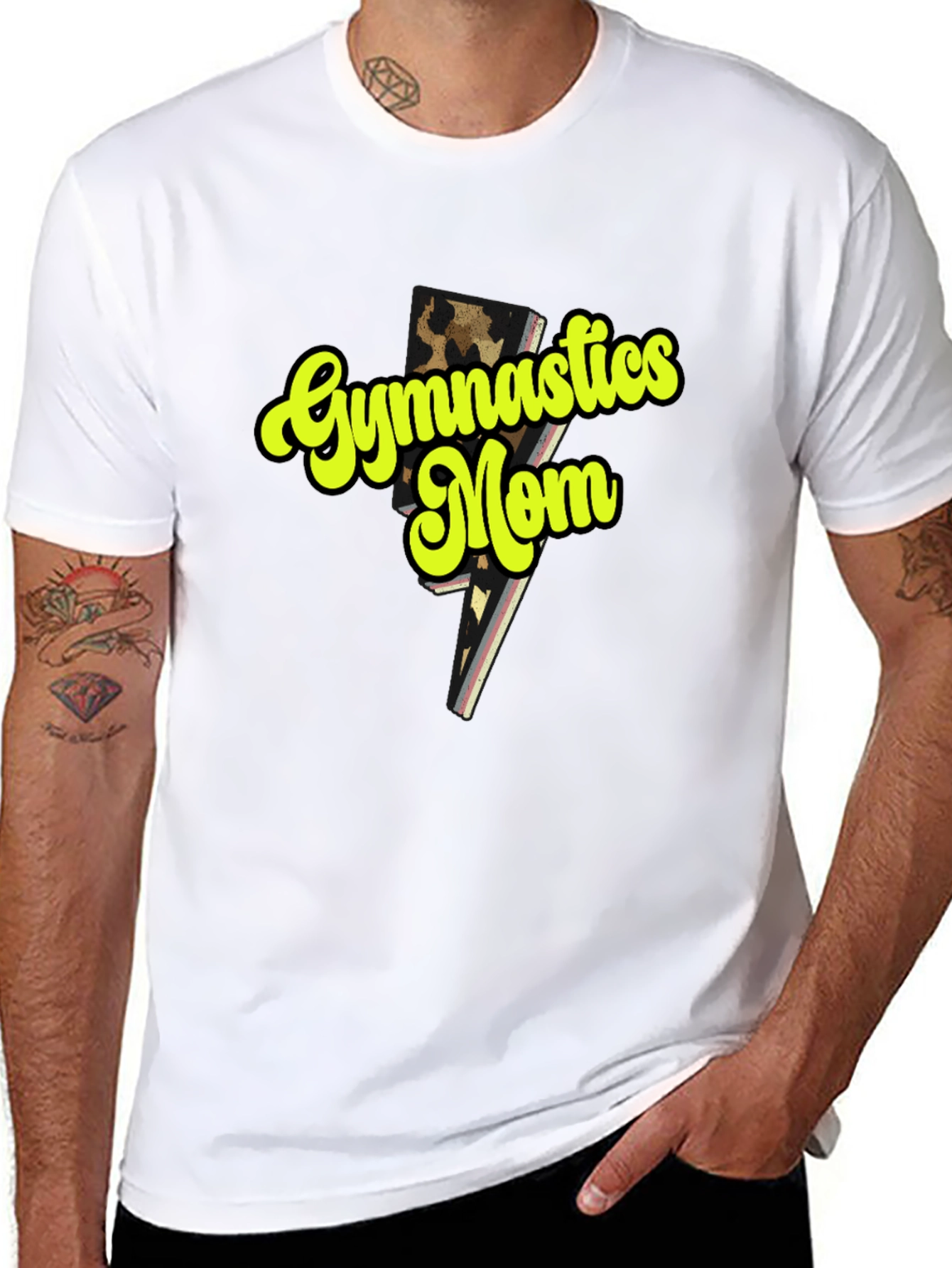 Gymnastics Mom Black T-Shirt
