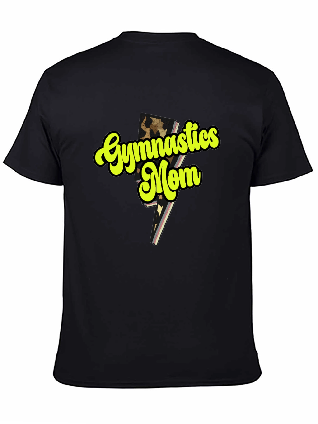 Gymnastics Mom Black T-Shirt