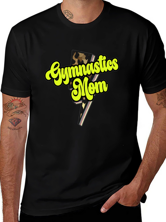 Gymnastics Mom Black T-Shirt