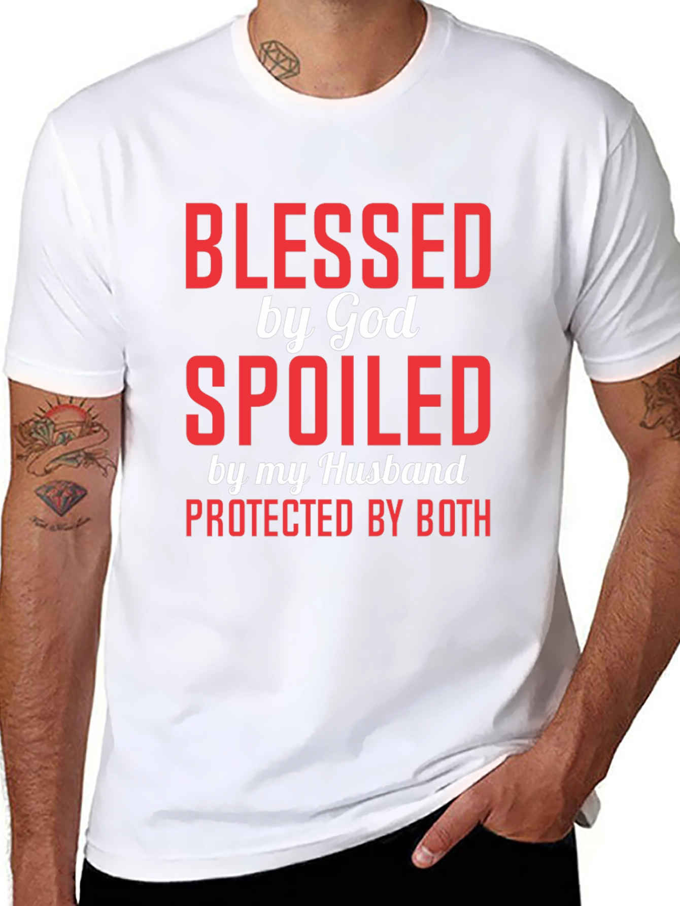 Blessed Spoiled Protected Graphic Tee