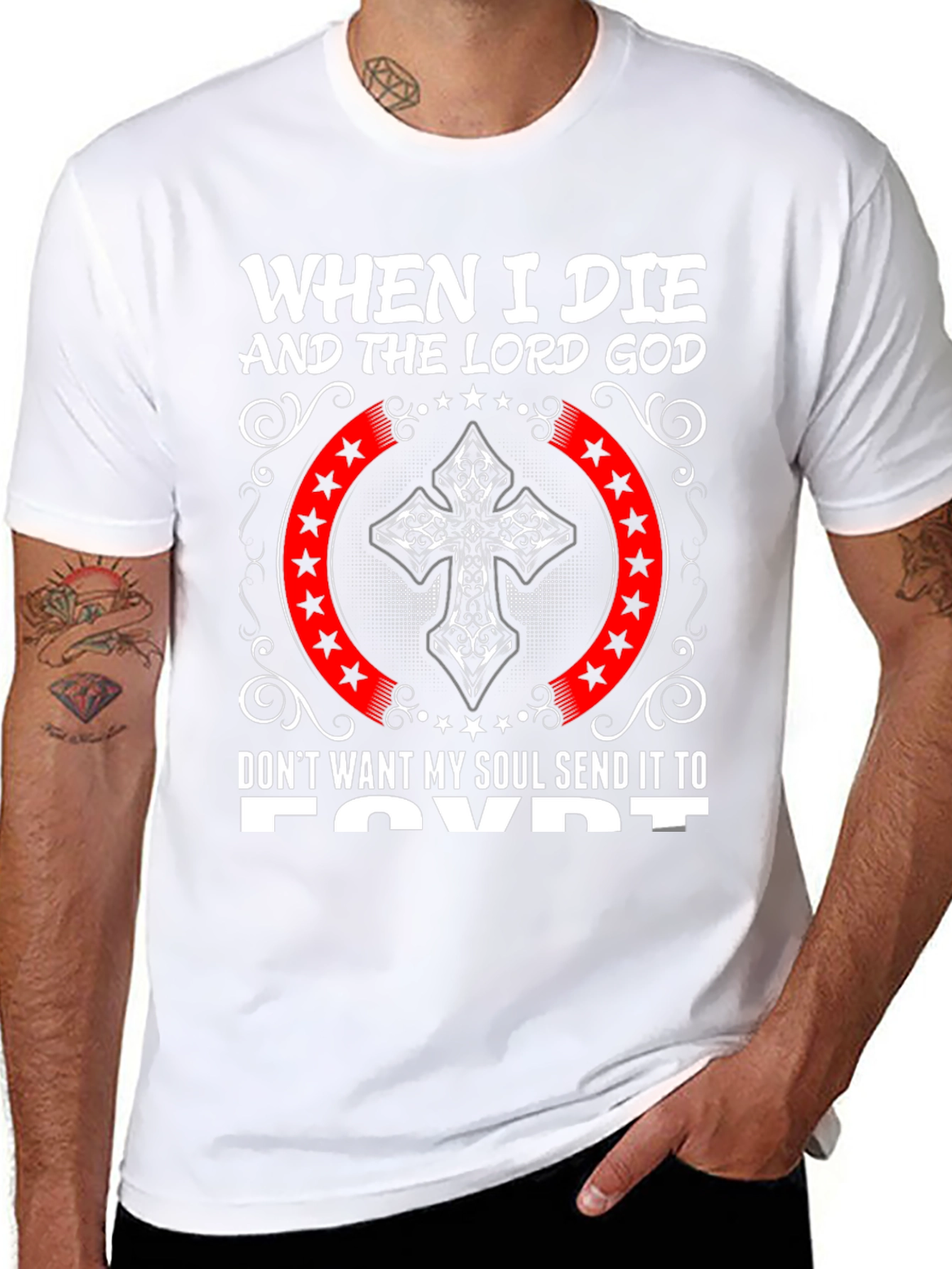 When I Die Send to Egypt Graphic Tee