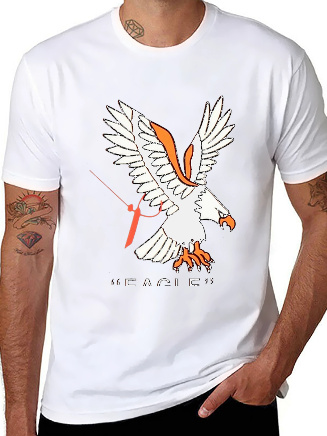 Eagle Graphic T-Shirt - Mens Black Tee