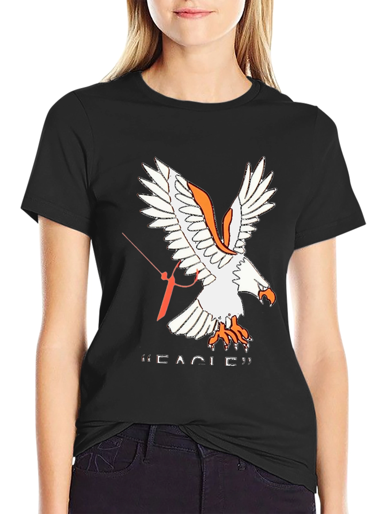Eagle Graphic T-Shirt - Mens Black Tee