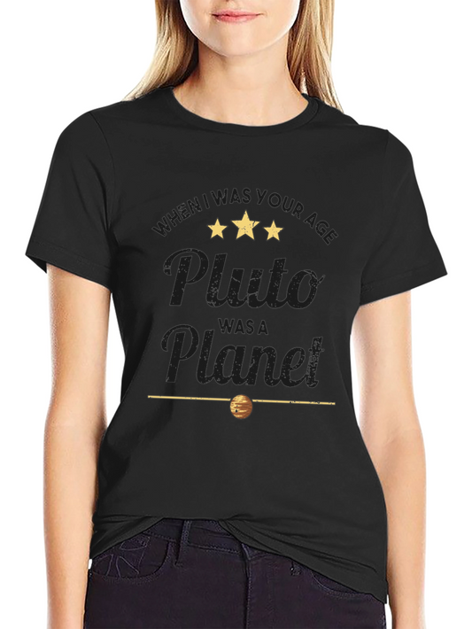 Pluto Was a Planet T-Shirt - Funny Space Tee