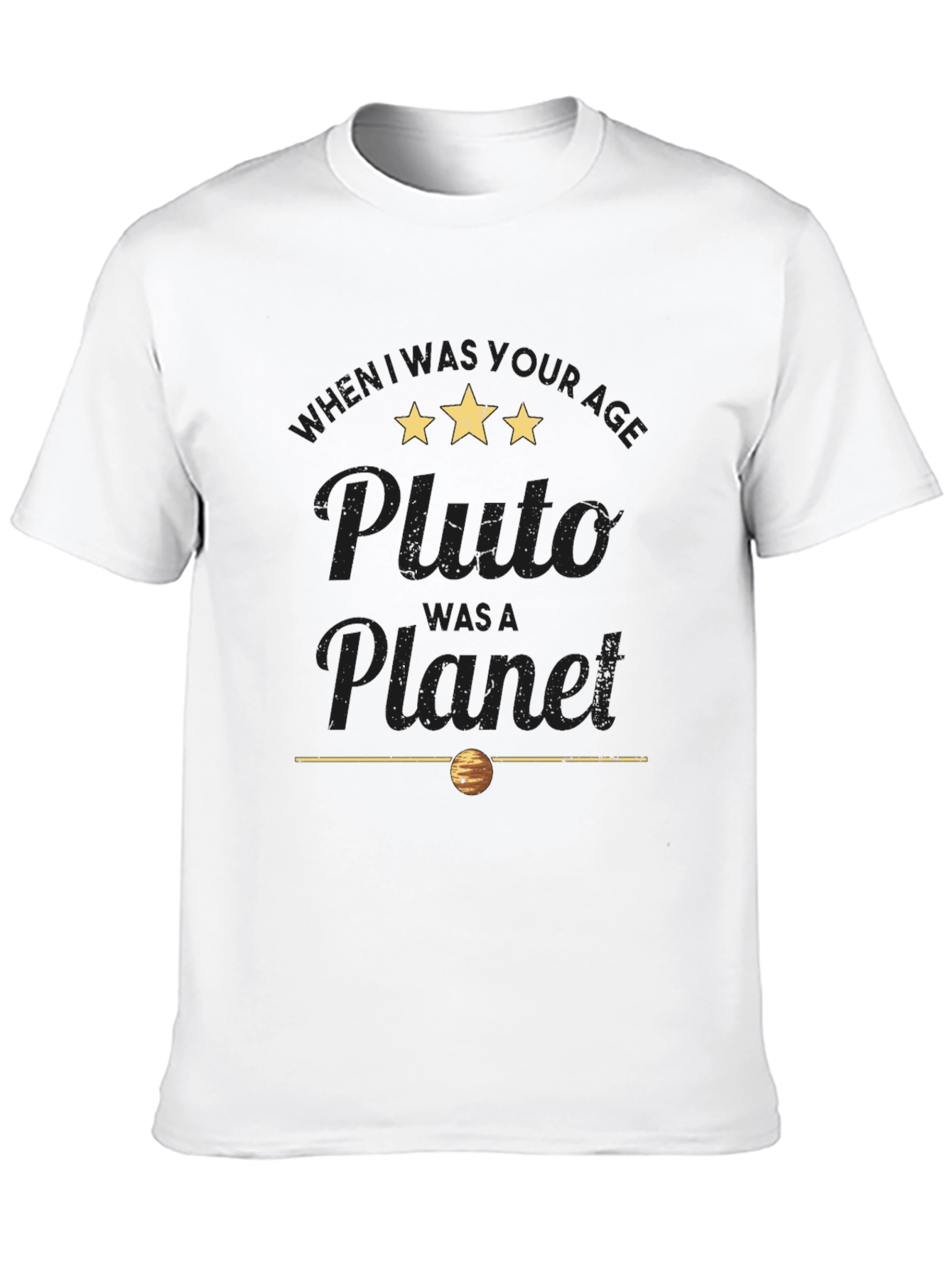 Pluto Was a Planet T-Shirt - Funny Space Tee