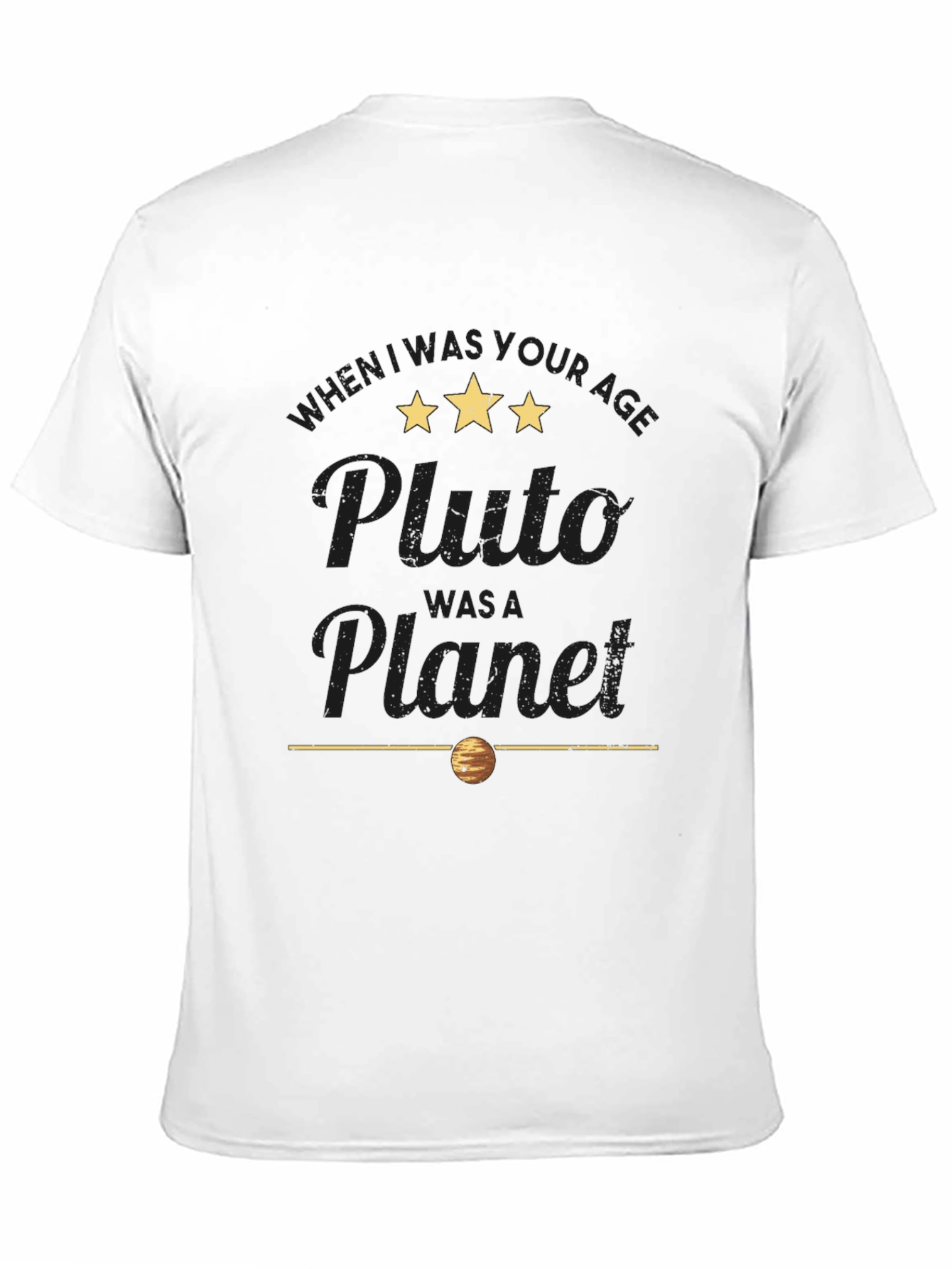 Pluto Was a Planet T-Shirt - Funny Space Tee