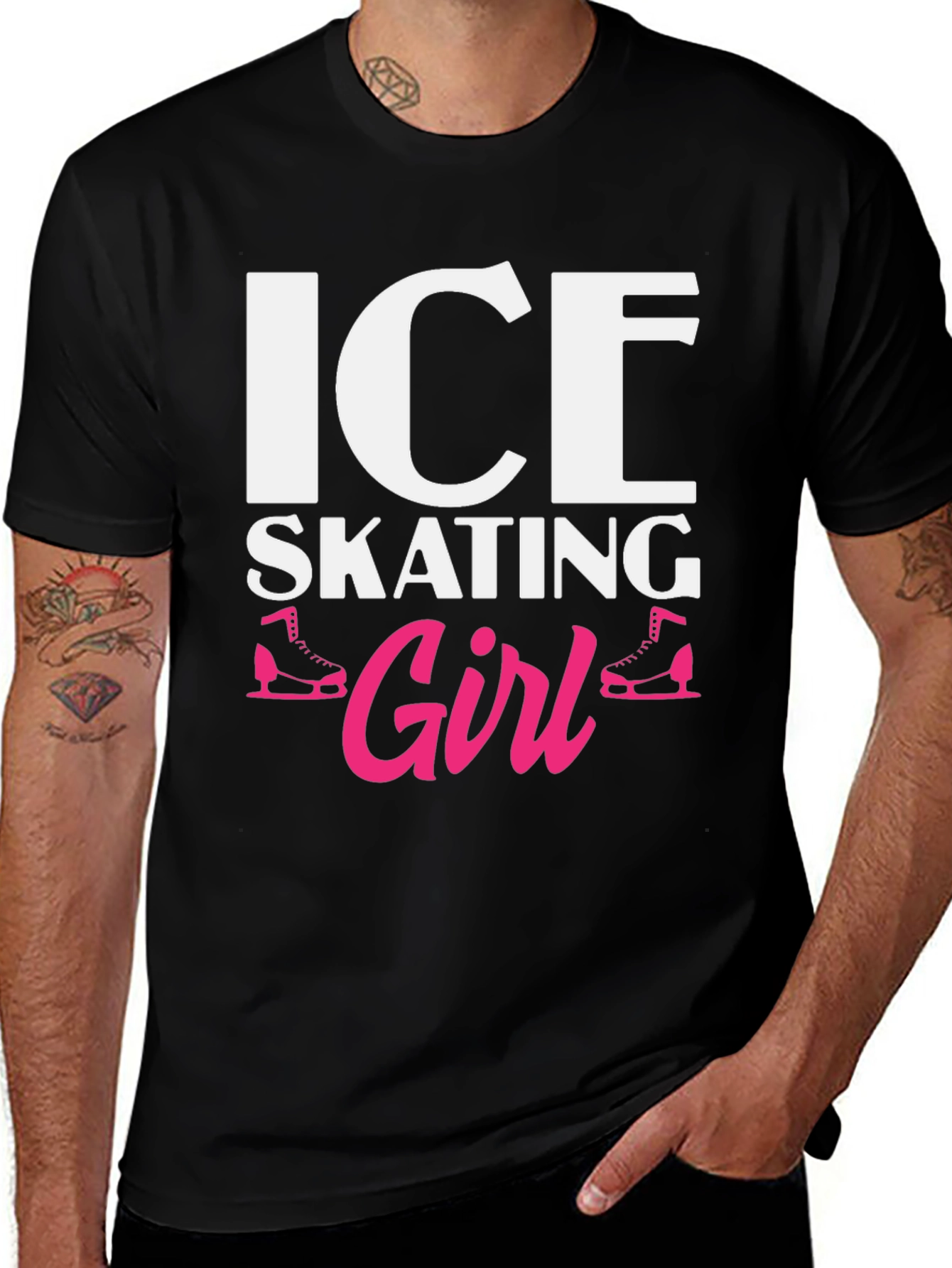 Ice Skating Girl T-Shirt - Novelty Apparel