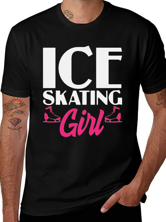 Ice Skating Girl T-Shirt - Novelty Apparel