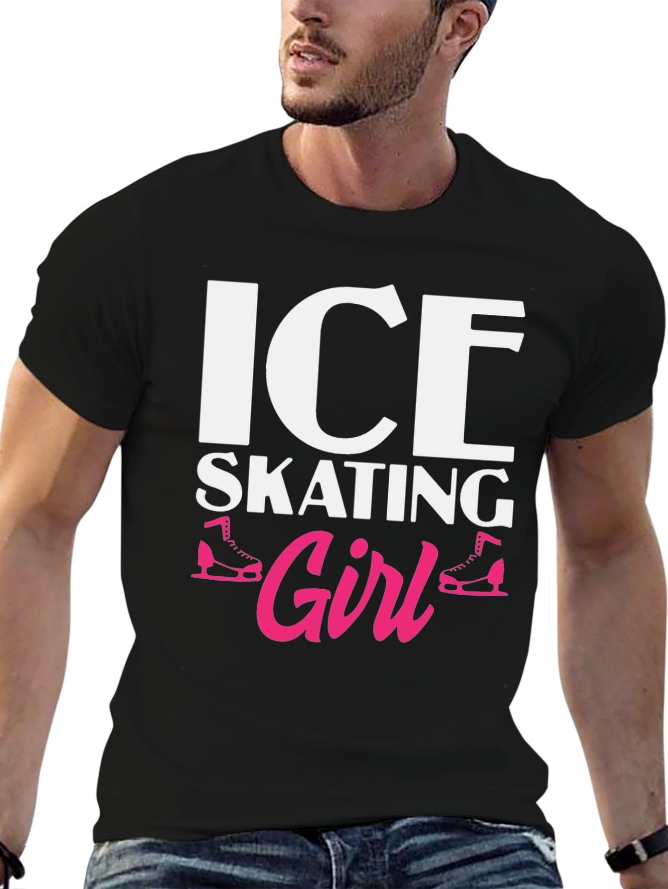 Ice Skating Girl T-Shirt - Novelty Apparel