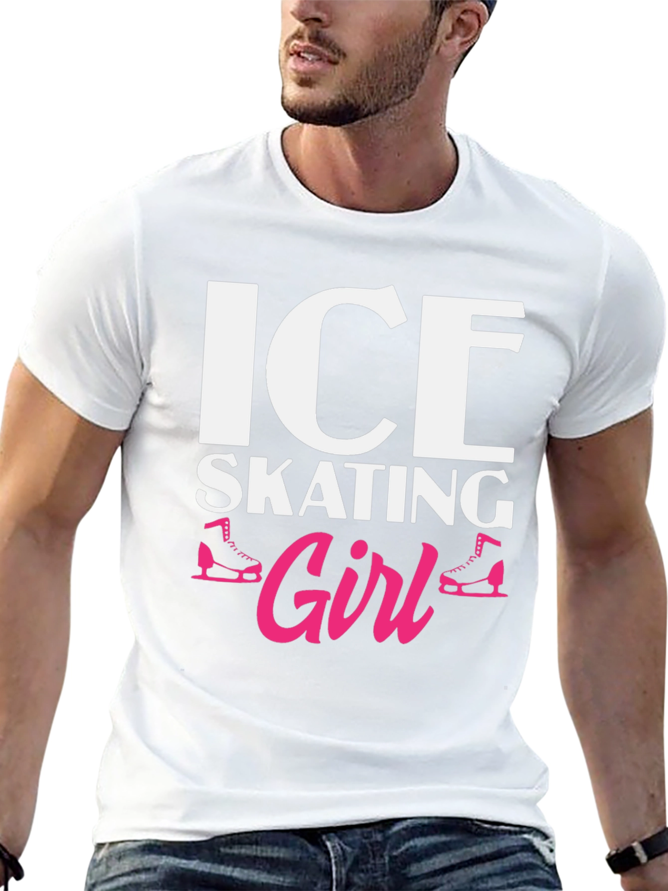 Ice Skating Girl T-Shirt - Novelty Apparel