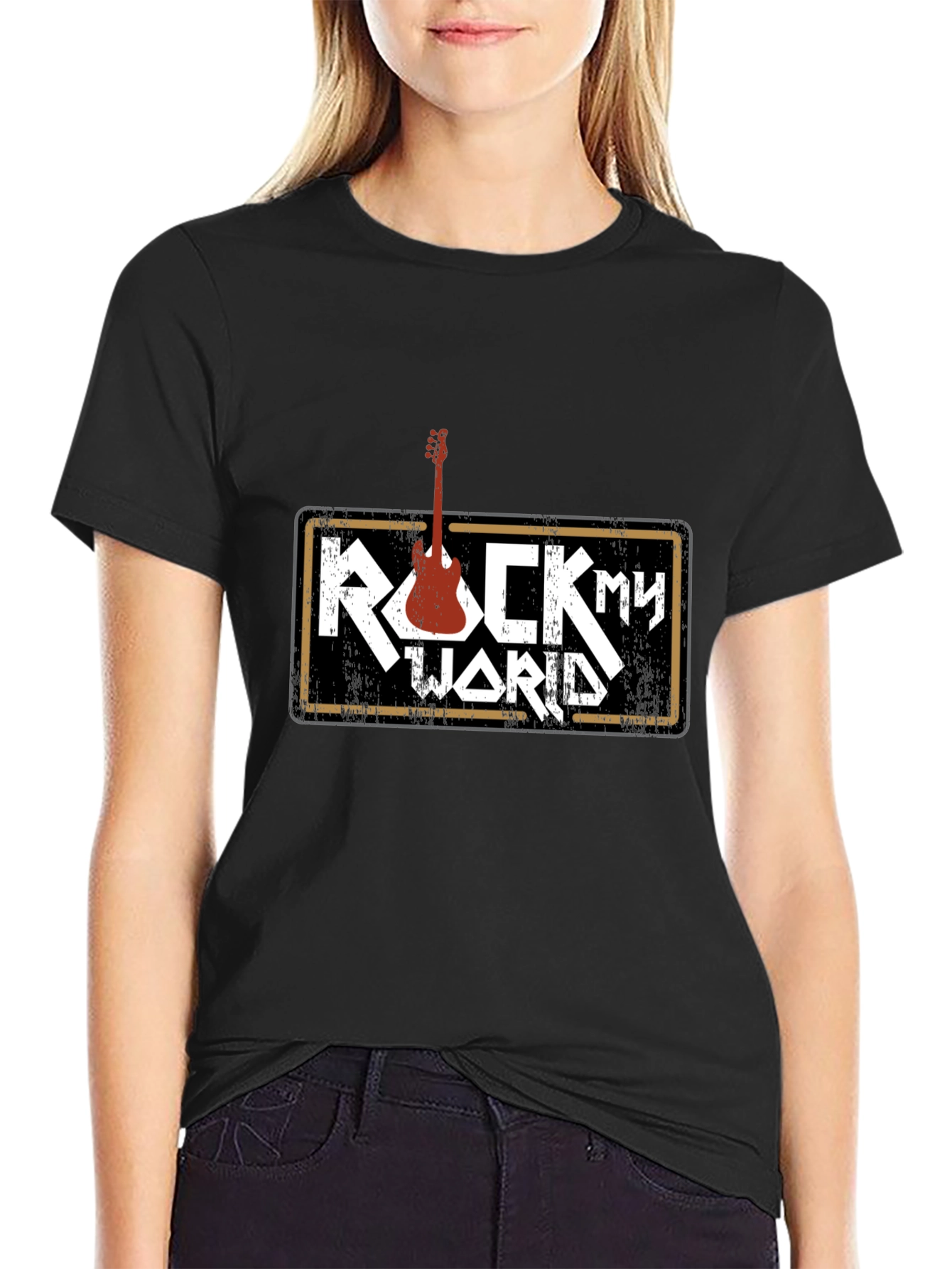 Rock My World Graphic Tee - Music T-Shirt