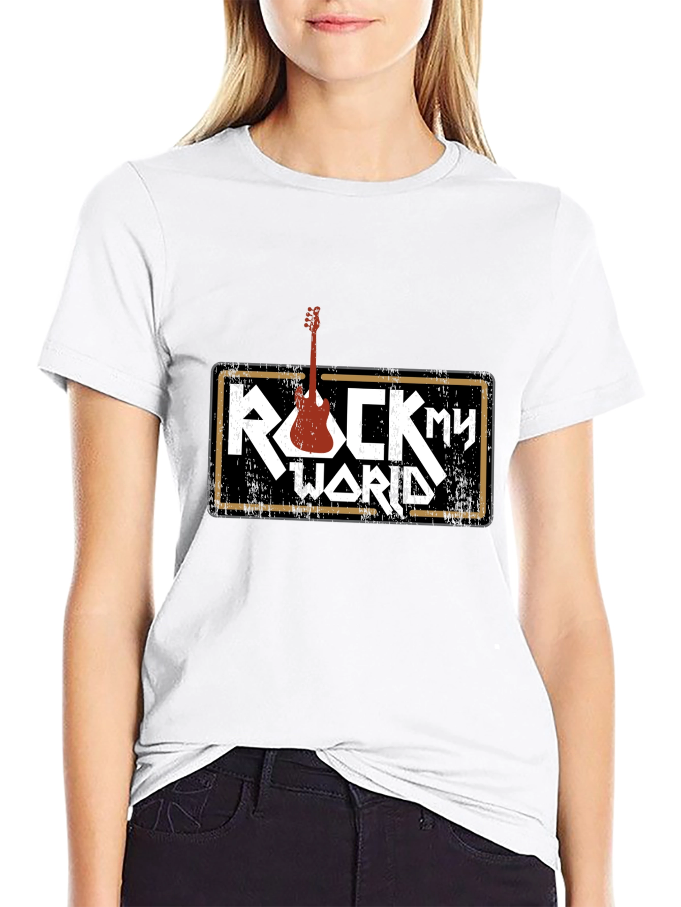 Rock My World Graphic Tee - Music T-Shirt