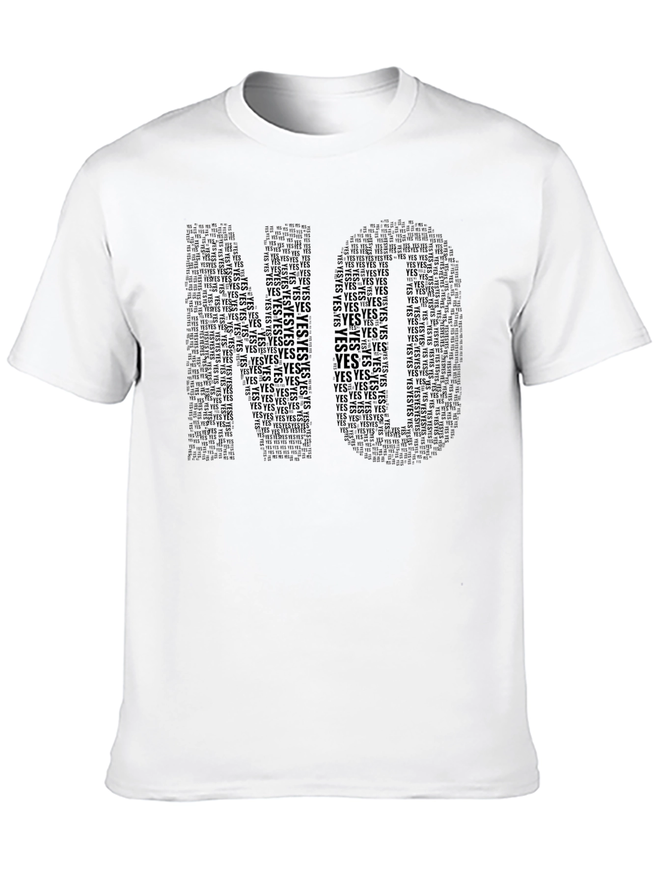Word Art NO T-Shirt