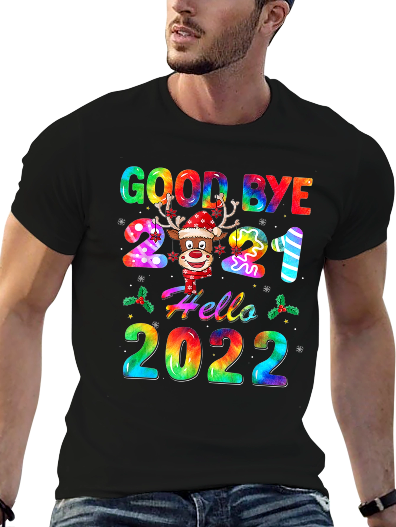 Goodbye 2021 Hello 2022 New Year T-Shirt