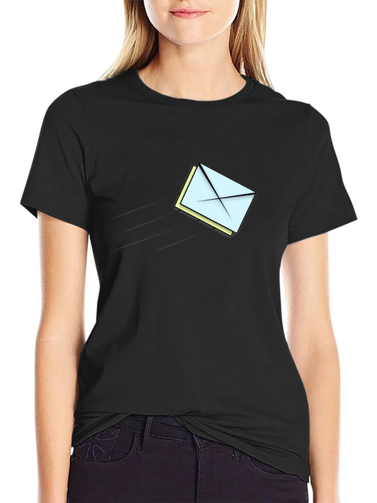 Mens Graphic T-Shirt - Flying Envelope Design
