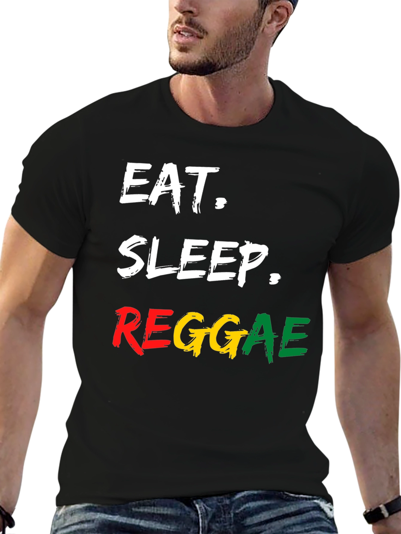Eat Sleep Reggae T-Shirt - Cool Graphic Tee