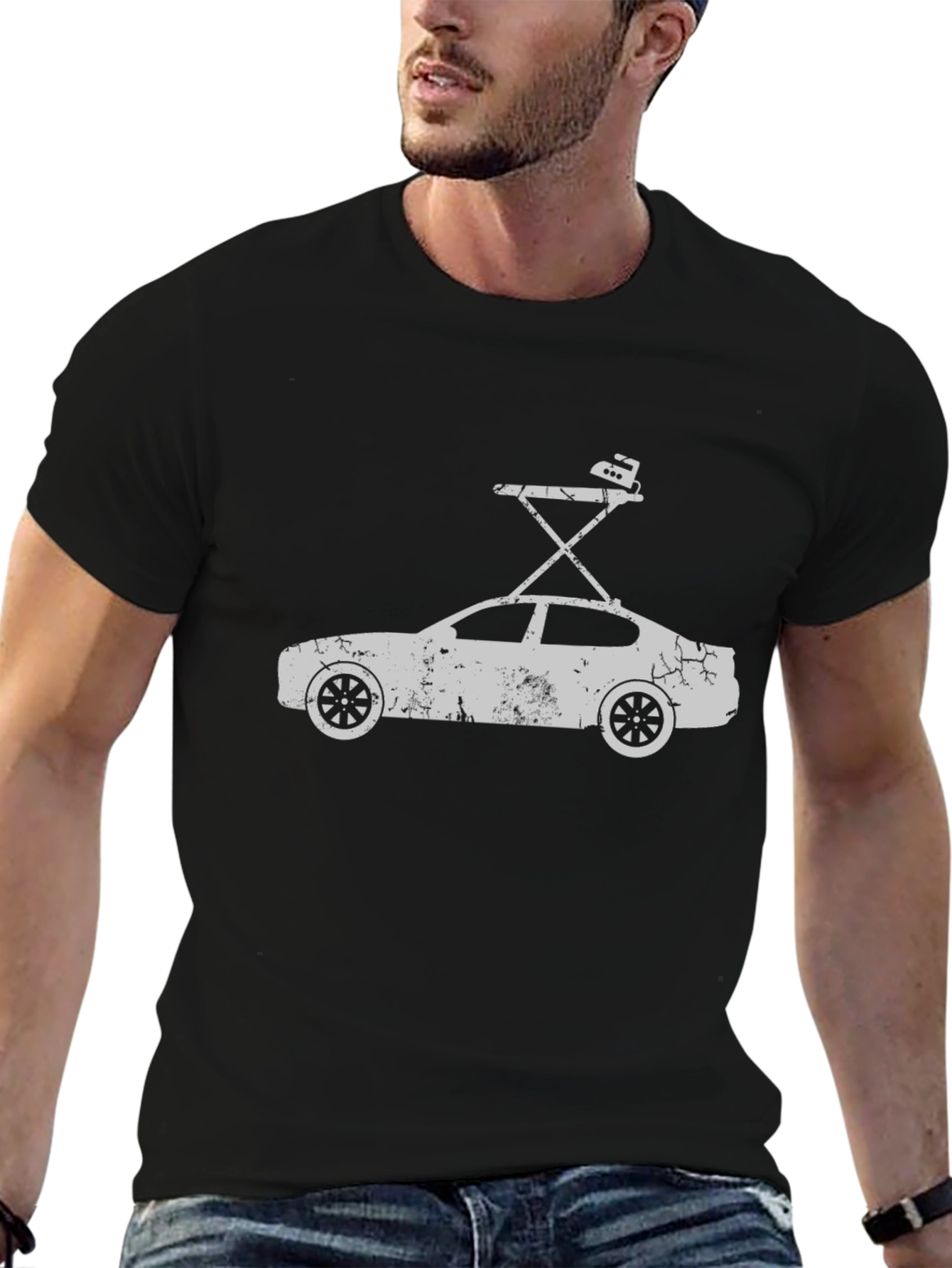 Ironing Car T-Shirt