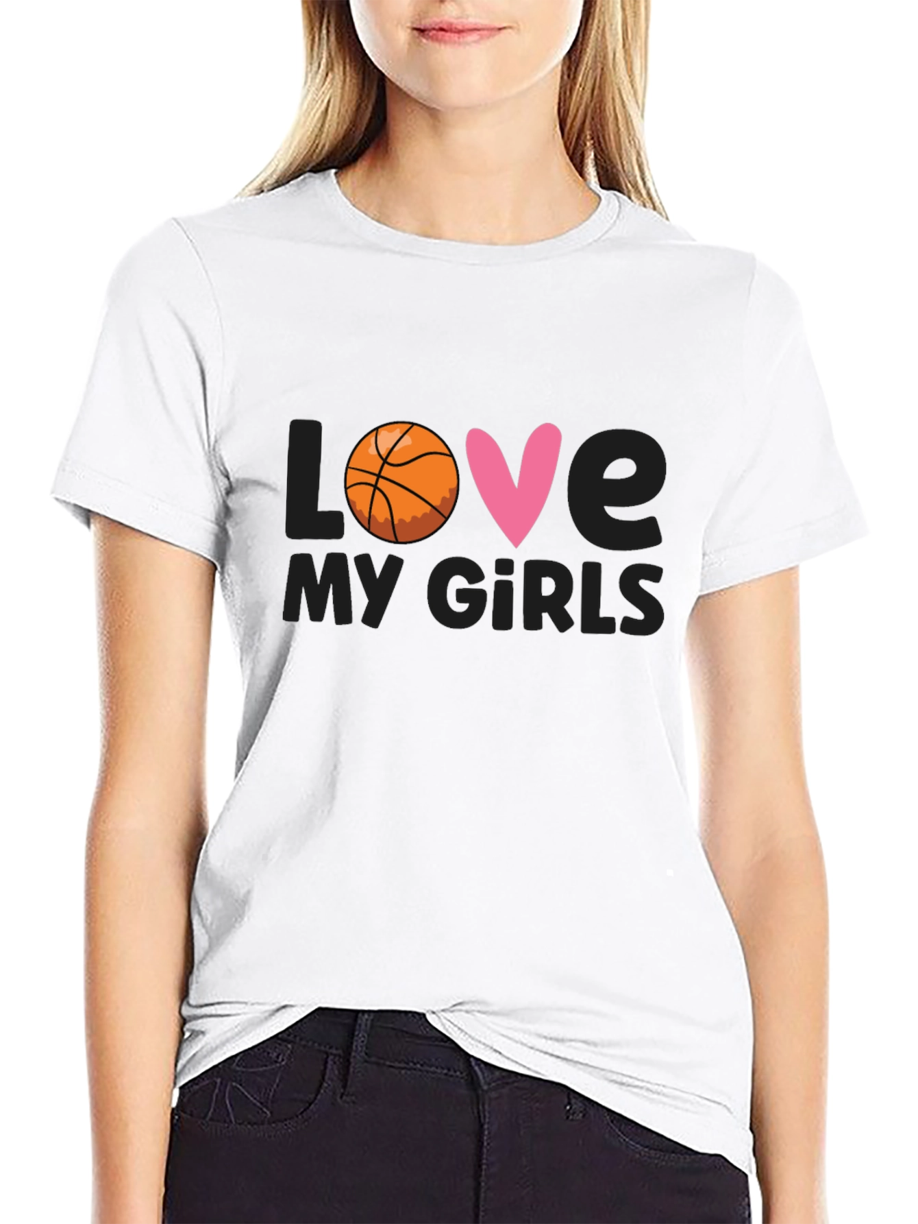 Love My Girls Basketball T-Shirt
