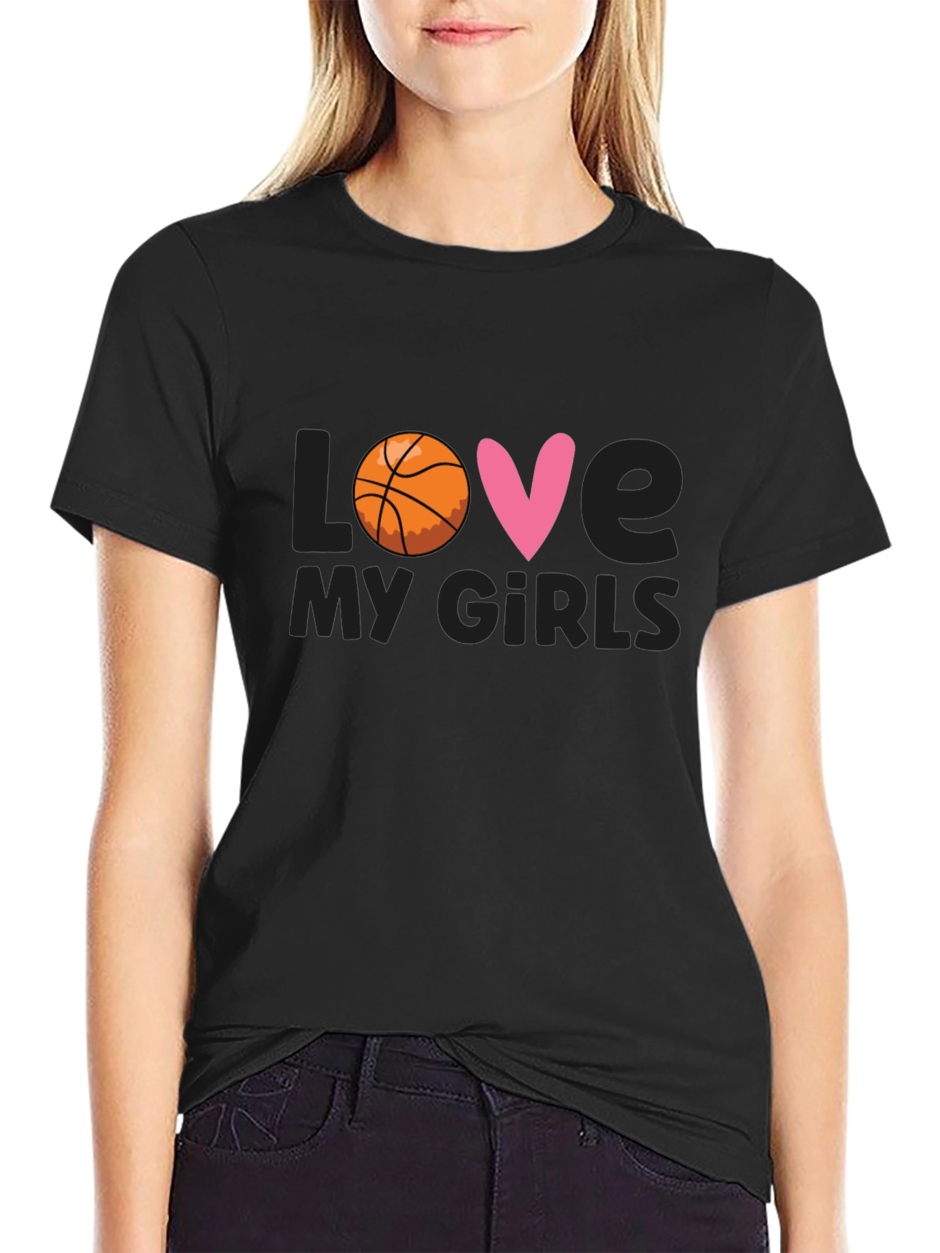 Love My Girls Basketball T-Shirt