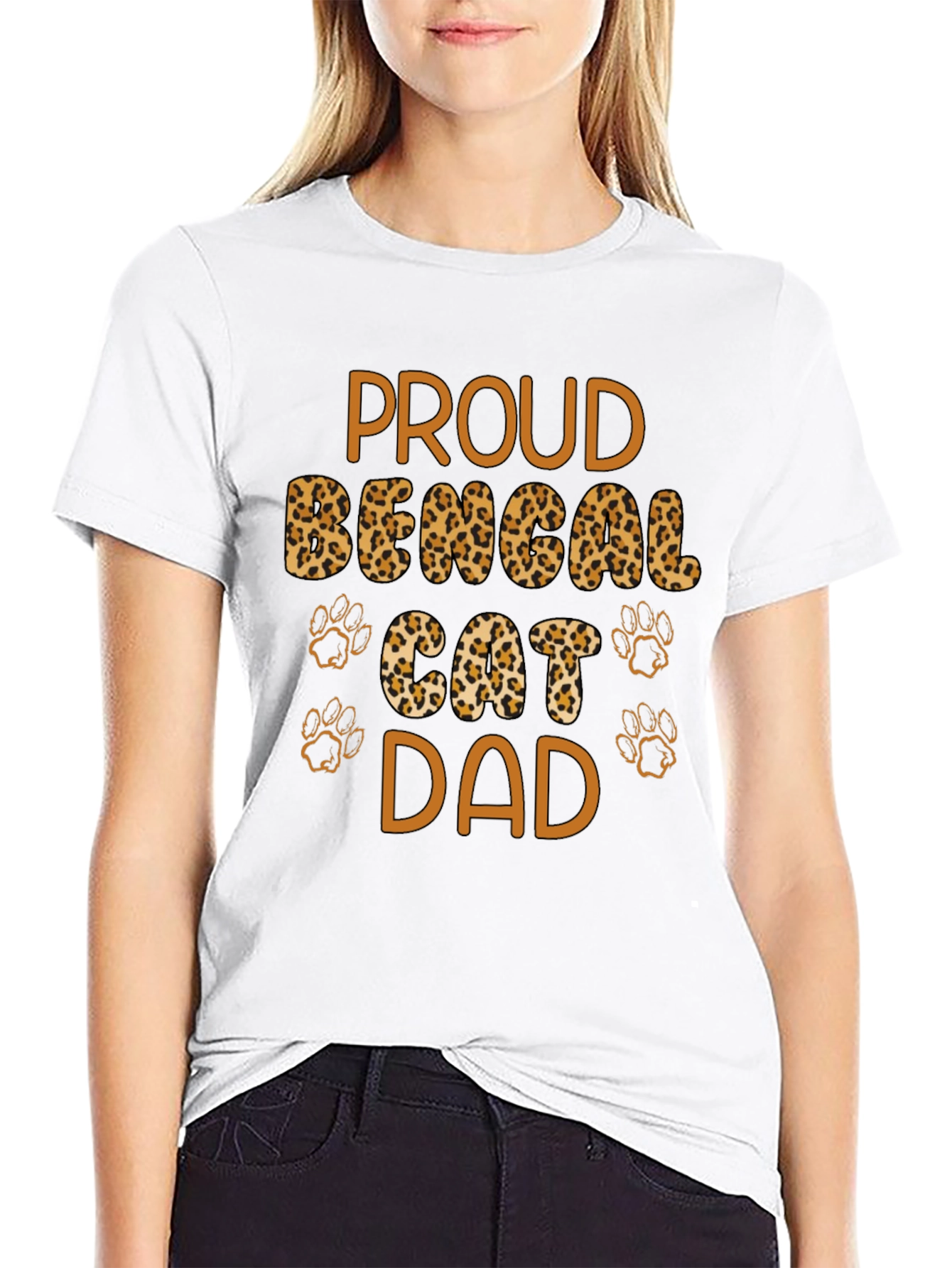 Proud Bengal Cat Dad T-Shirt