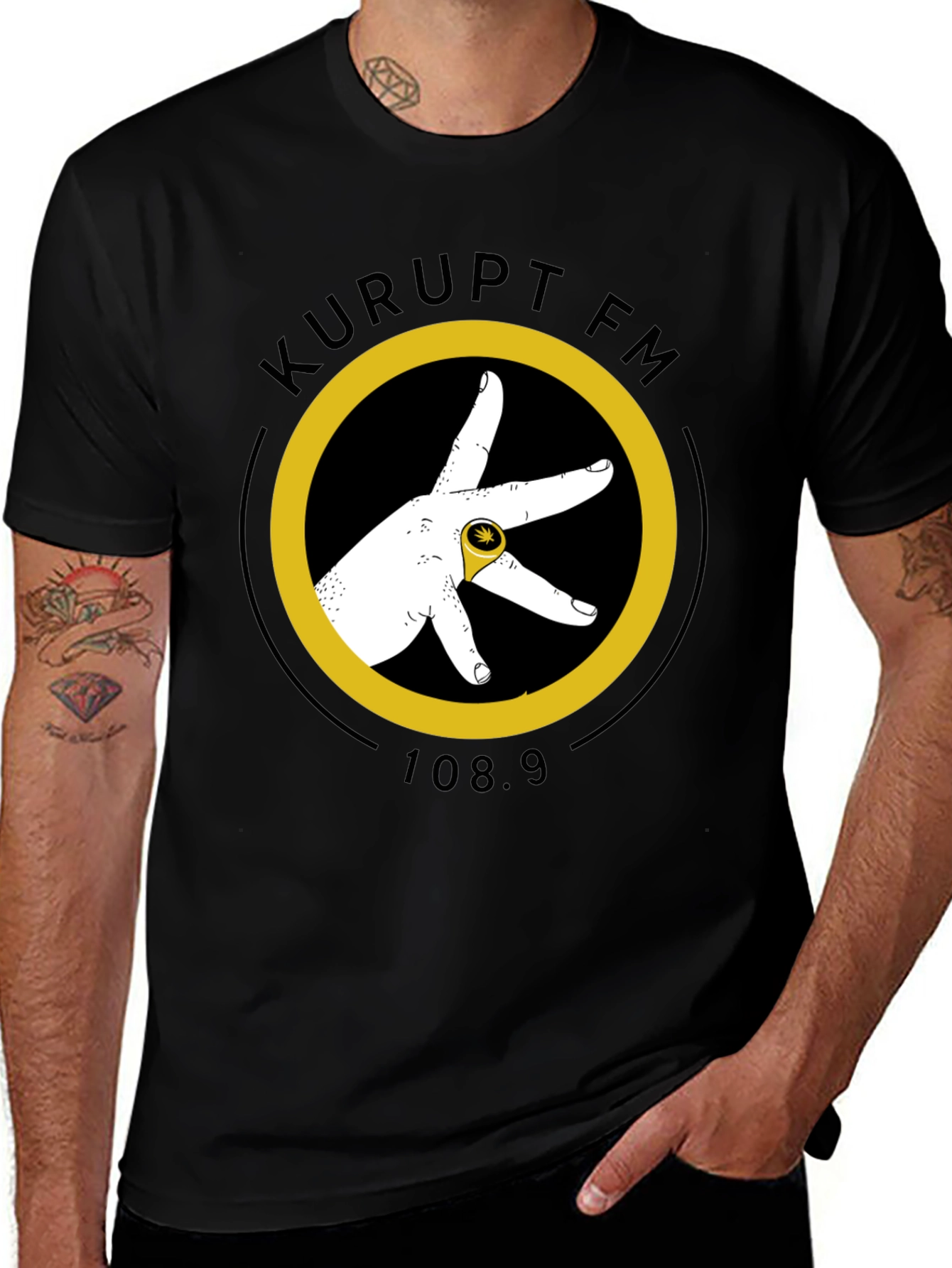 Kurupt FM Graphic Tee - Black T-Shirt